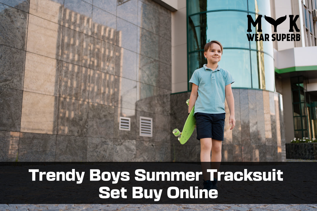 Trendy Boys Summer Tracksuit Set – Buy Online