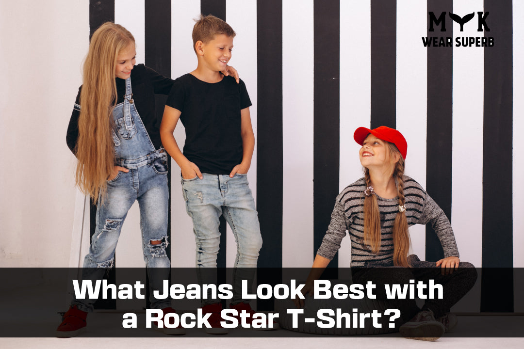 What Jeans Look Best with a Rock Star T-Shirt?