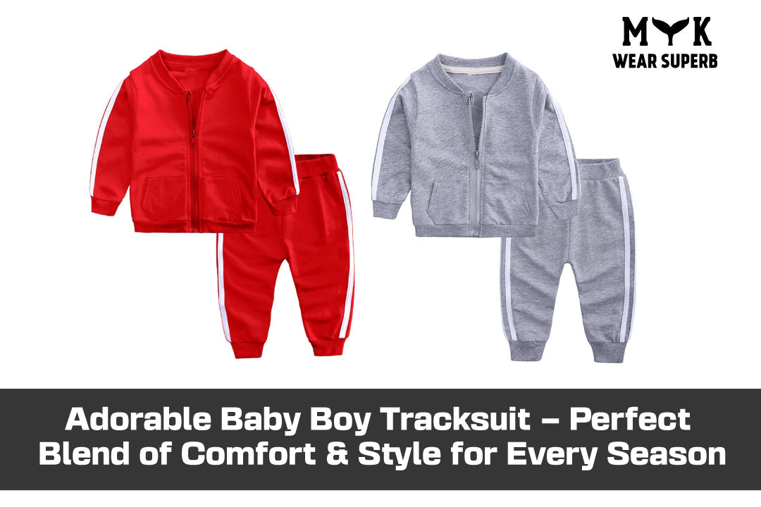 Adorable Baby Boy Tracksuit – Perfect Blend of Comfort & Style for Every Season