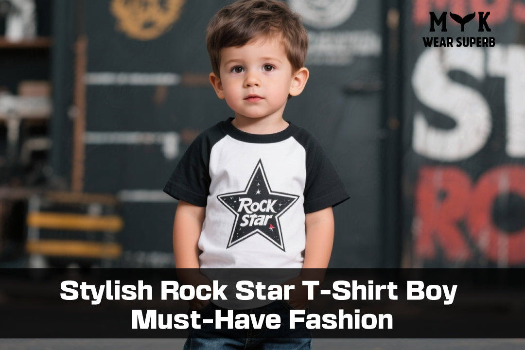 Stylish Rock Star T-Shirt Boy
