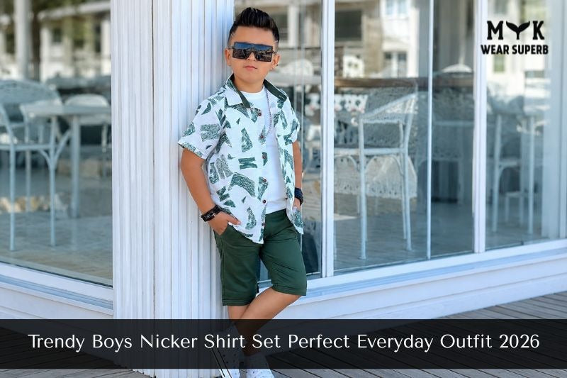 Trendy Boys Nicker Shirt Set – Perfect Everyday Outfit 2026