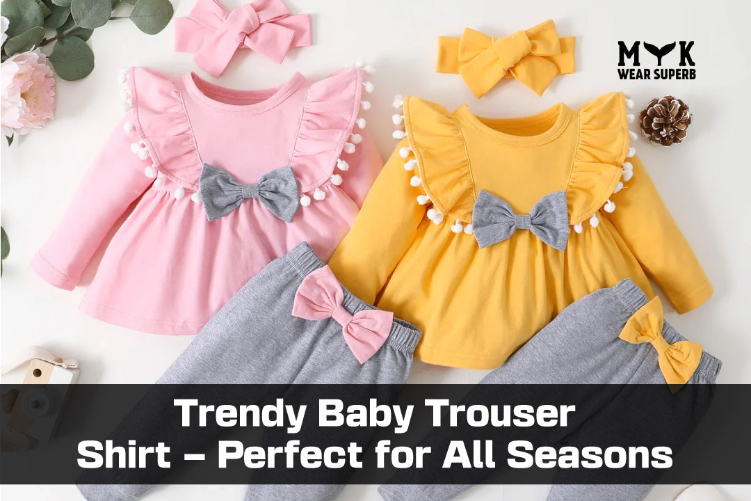 Trendy Baby Trouser Shirt – Perfect for All Seasons