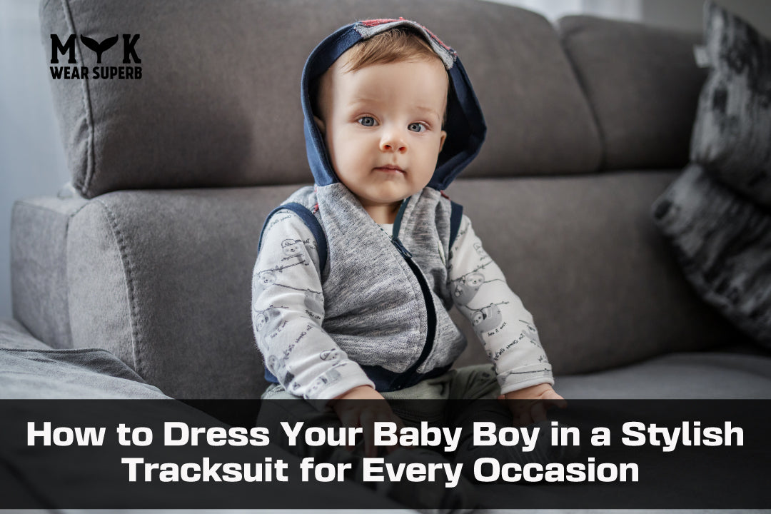 Baby Boy in a Stylish Tracksuit