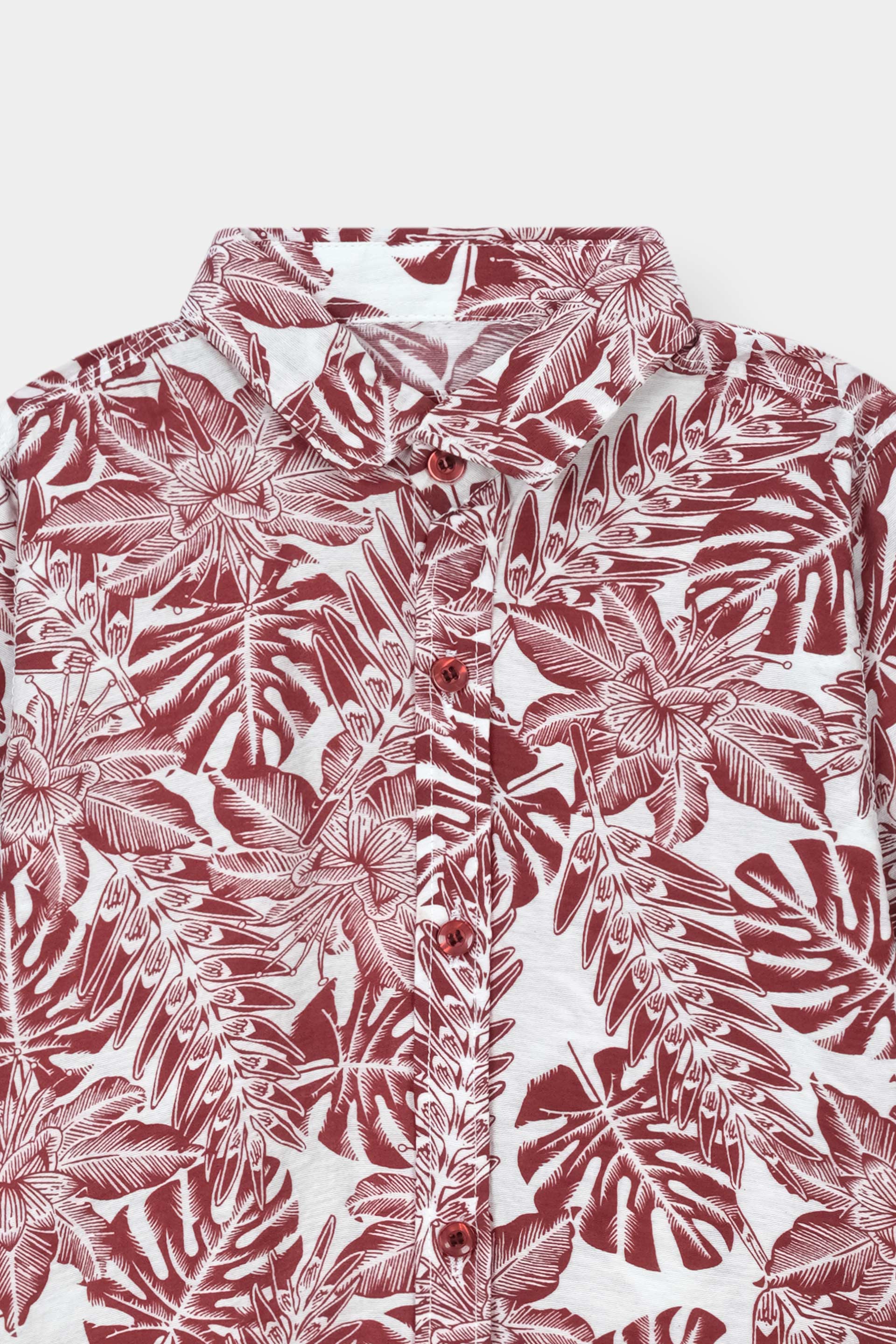 Tropical Leaf Print Summer Set - MYK_Fatimas
