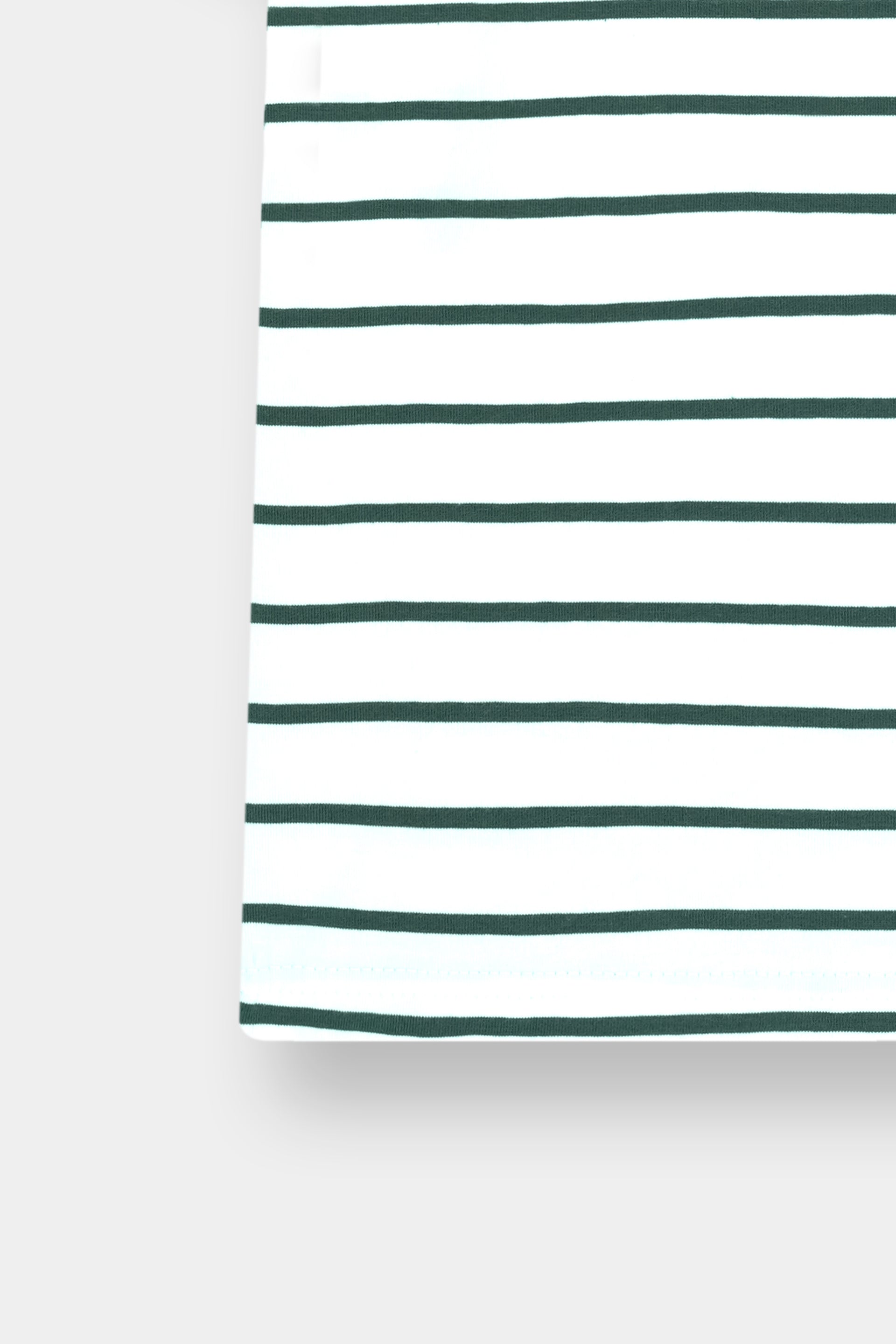 Boys Green White Striped Casual Co Ord Set