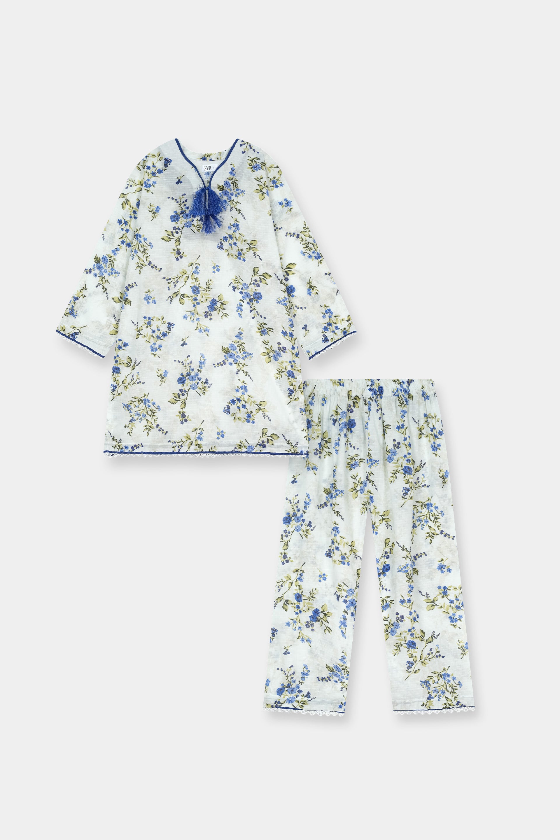 Luxury Dora Cotton Lawn Girls 2 Piece Suit