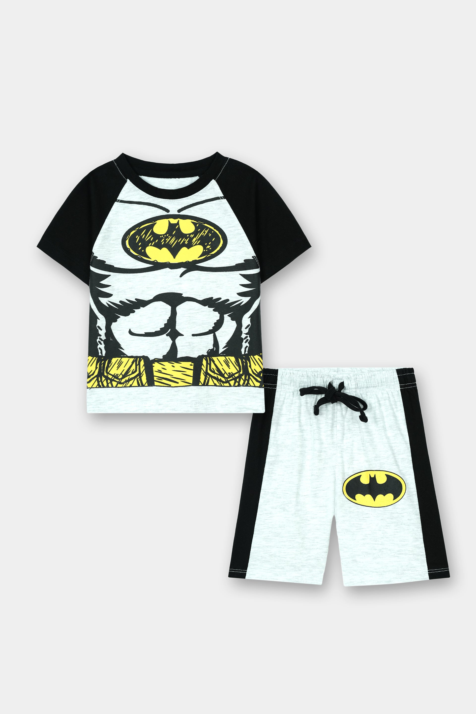 MYK Boys Batman Muscle Print Summer Co-ord Set - MYK_Fatimas