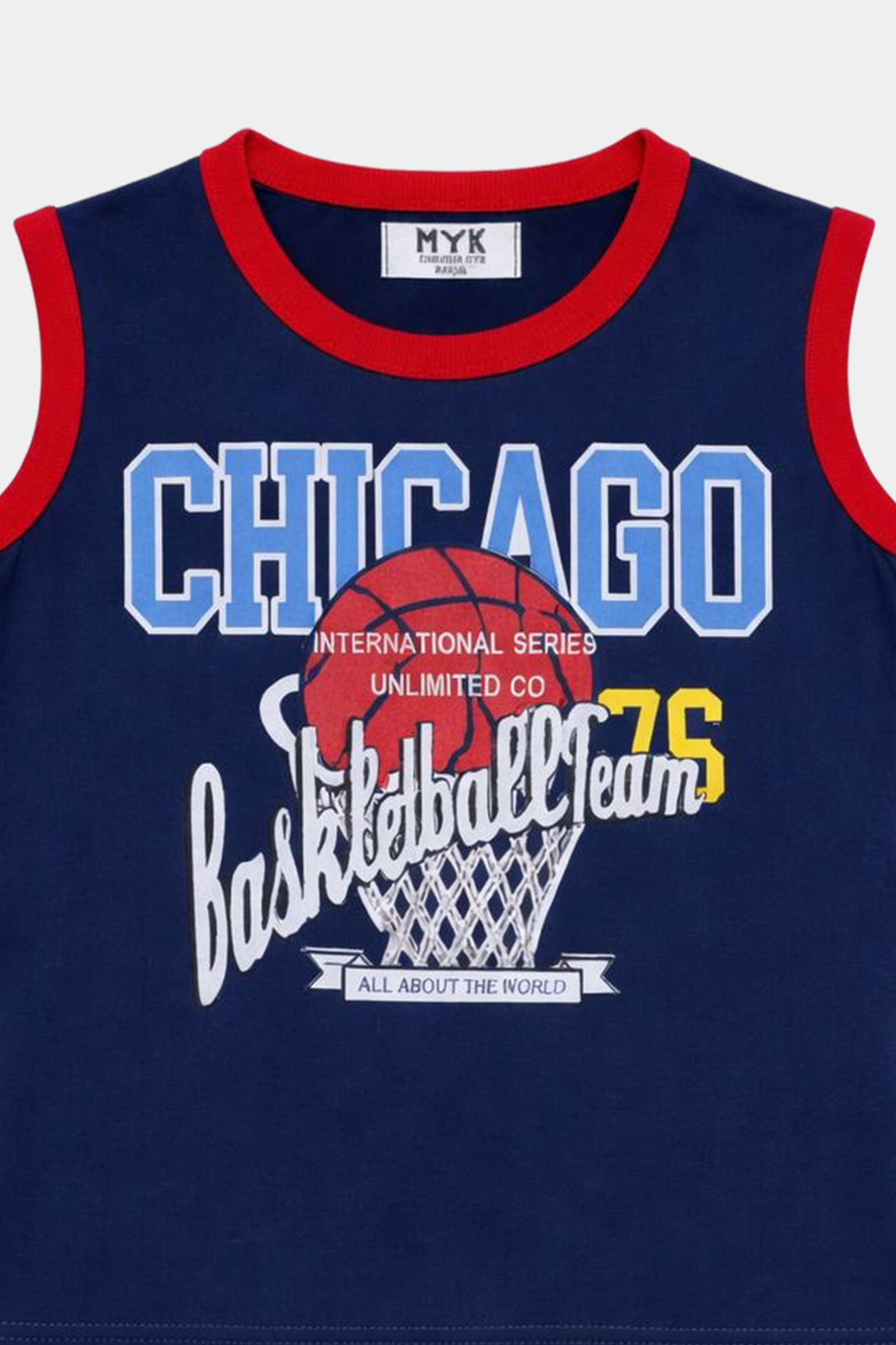 Chicago Basketball Sleeveless T-Shirt & Shorts Set - MYK_Fatimas