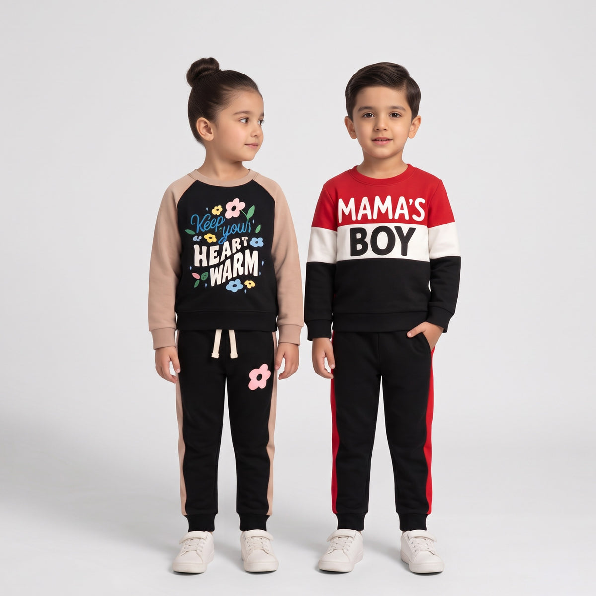 Sibling Tracksuit Bundle - Fleece Set Boys & Girls