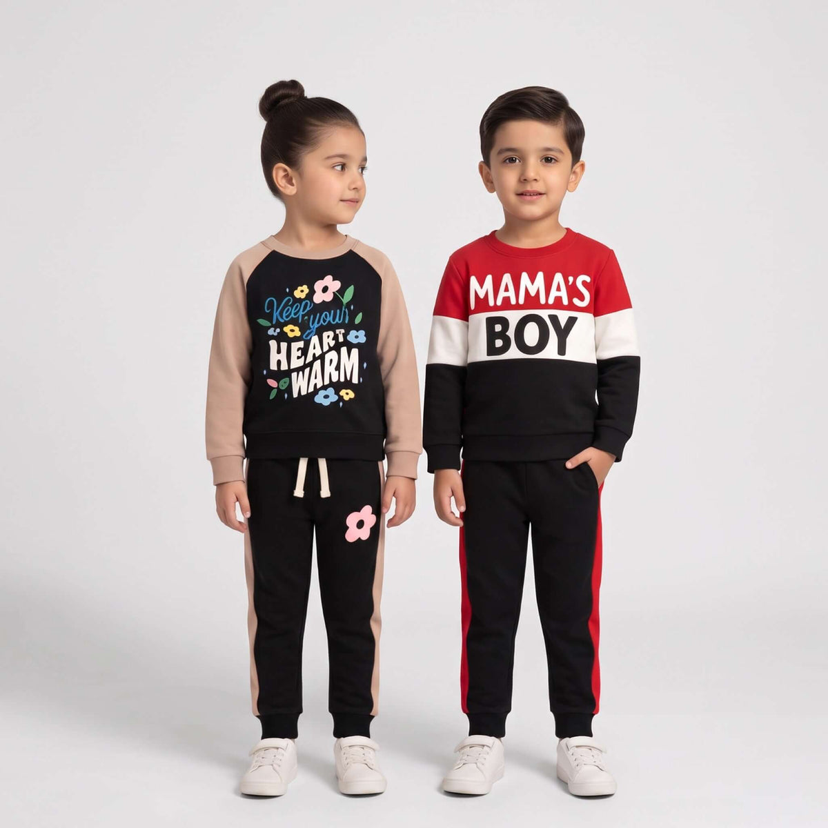 Sibling Tracksuit Bundle - Fleece Set Boys & Girls