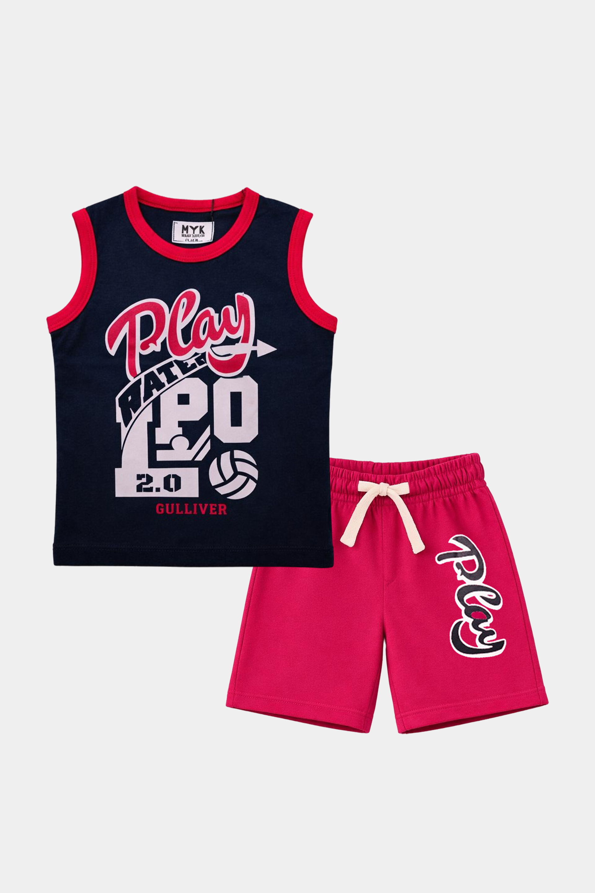 Play Water Polo Sleeveless Summer Set for Boys – Bold & Sporty - MYK_Fatimas