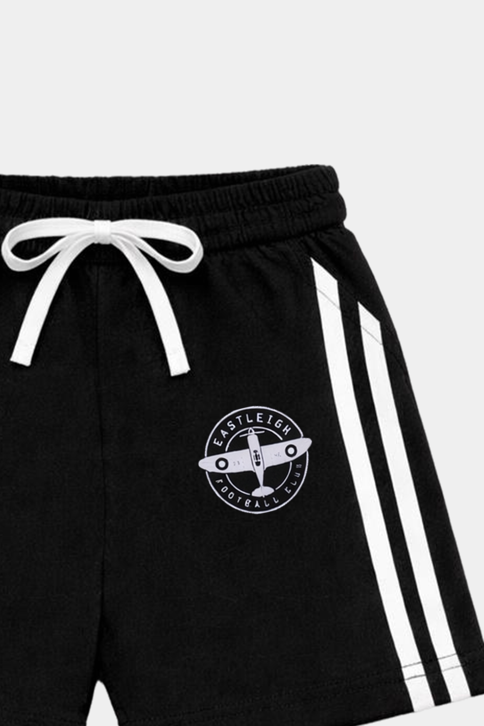 Boys Black & White Aeroplane Print Summer Co-Ord Set - MYK_Fatimas