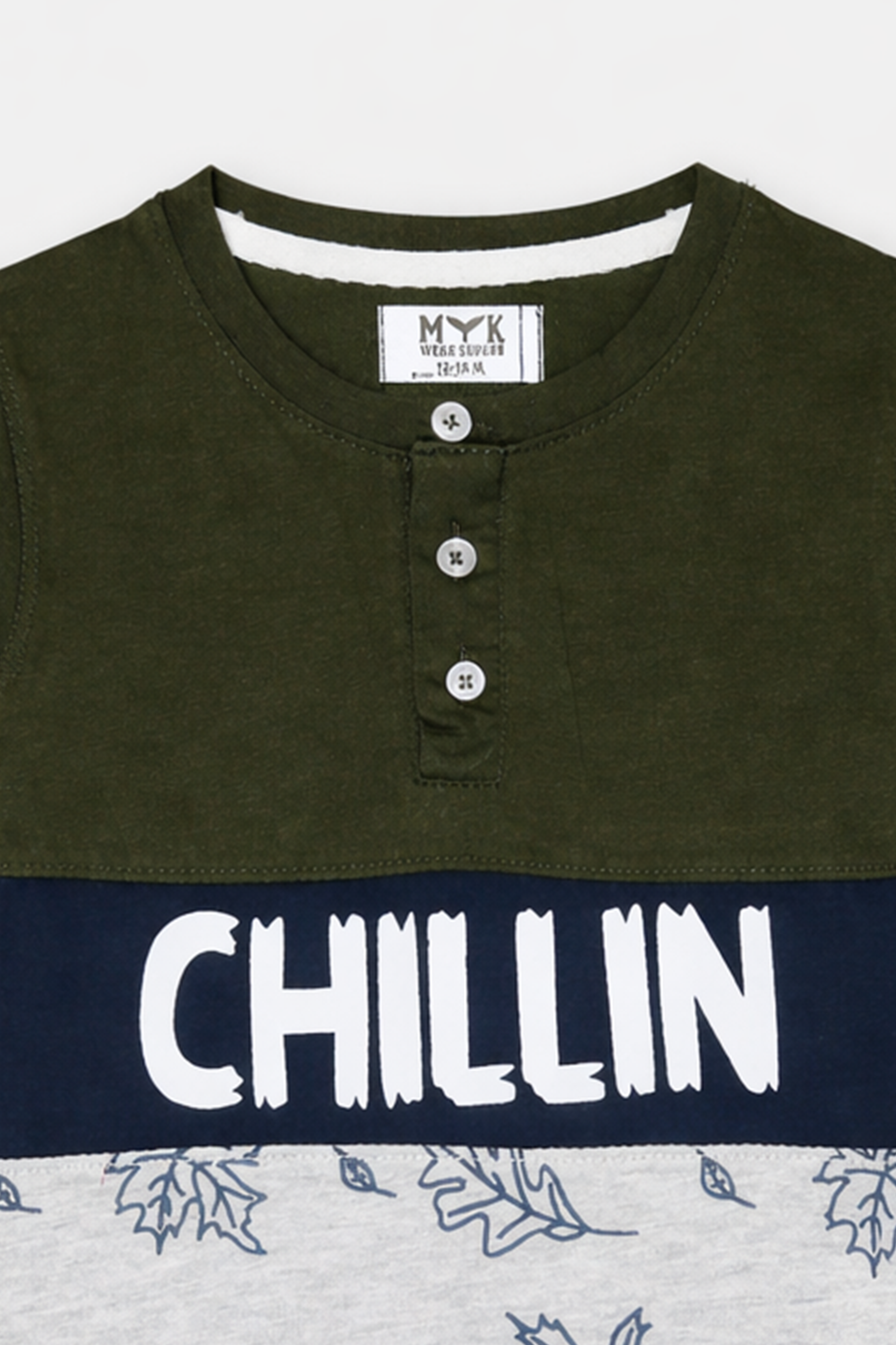 Boys Summer CHILLIN Printed T-Shirt & Shorts Set - MYK_Fatimas