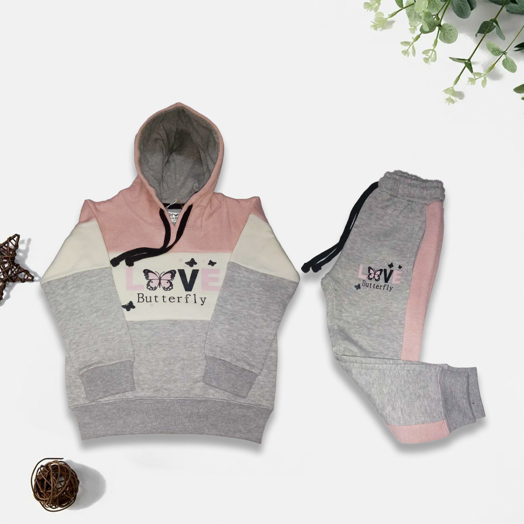 Baby Girl Hoodie Tracksuit Imported Long Sleeve Outfit