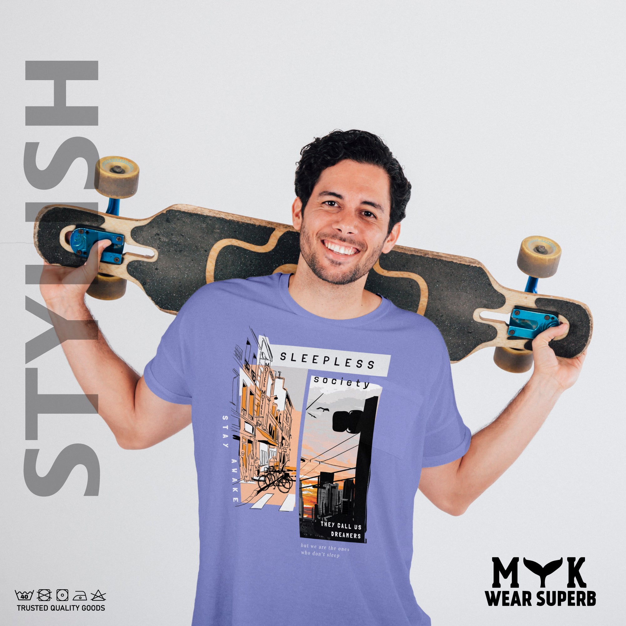 Sleepless Society T- Shirt For Men