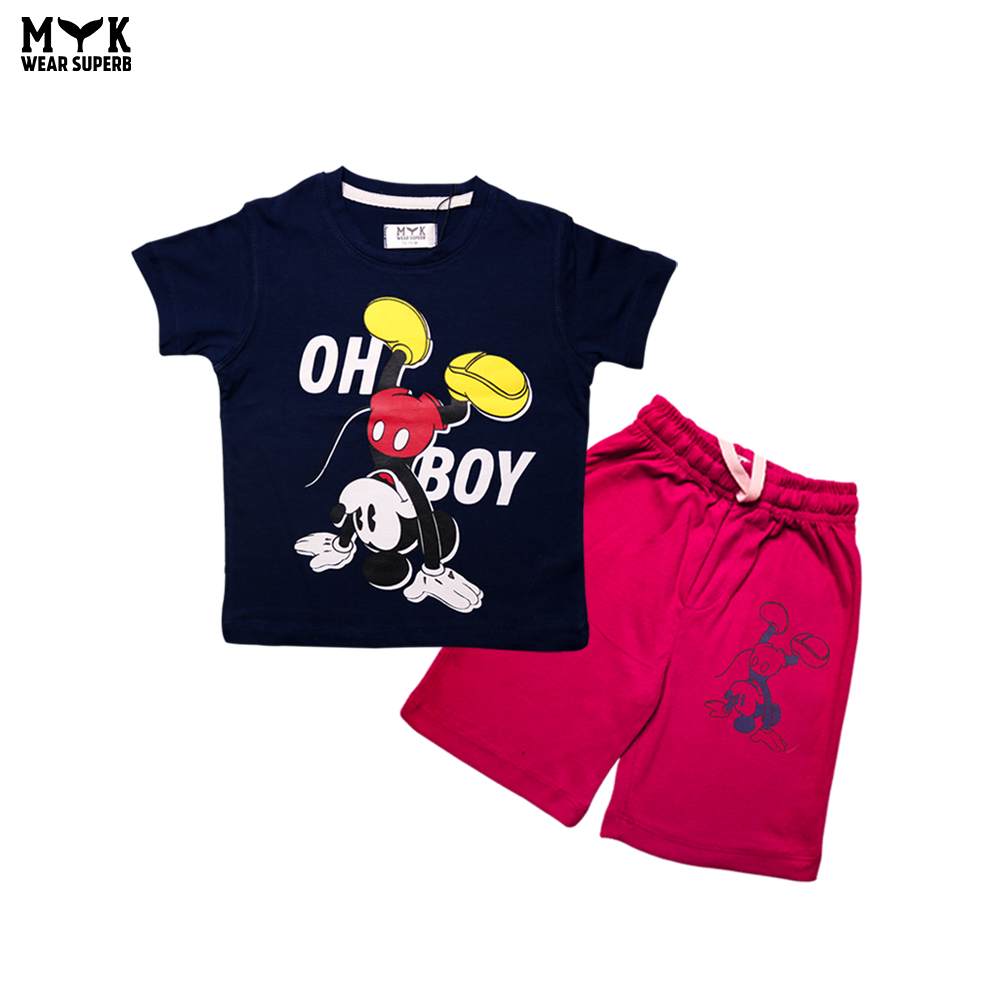 Boys' Mickey Mouse "Oh Boy" Summer Set