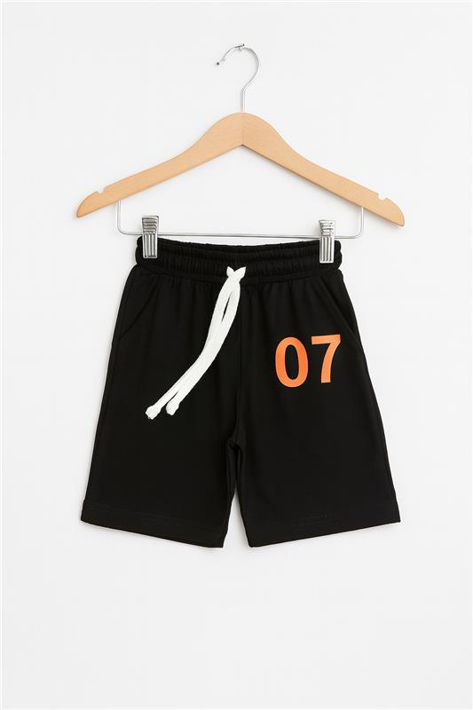 Biker Adventure Boys Summer Set – Orange & Black Cotton Outfit