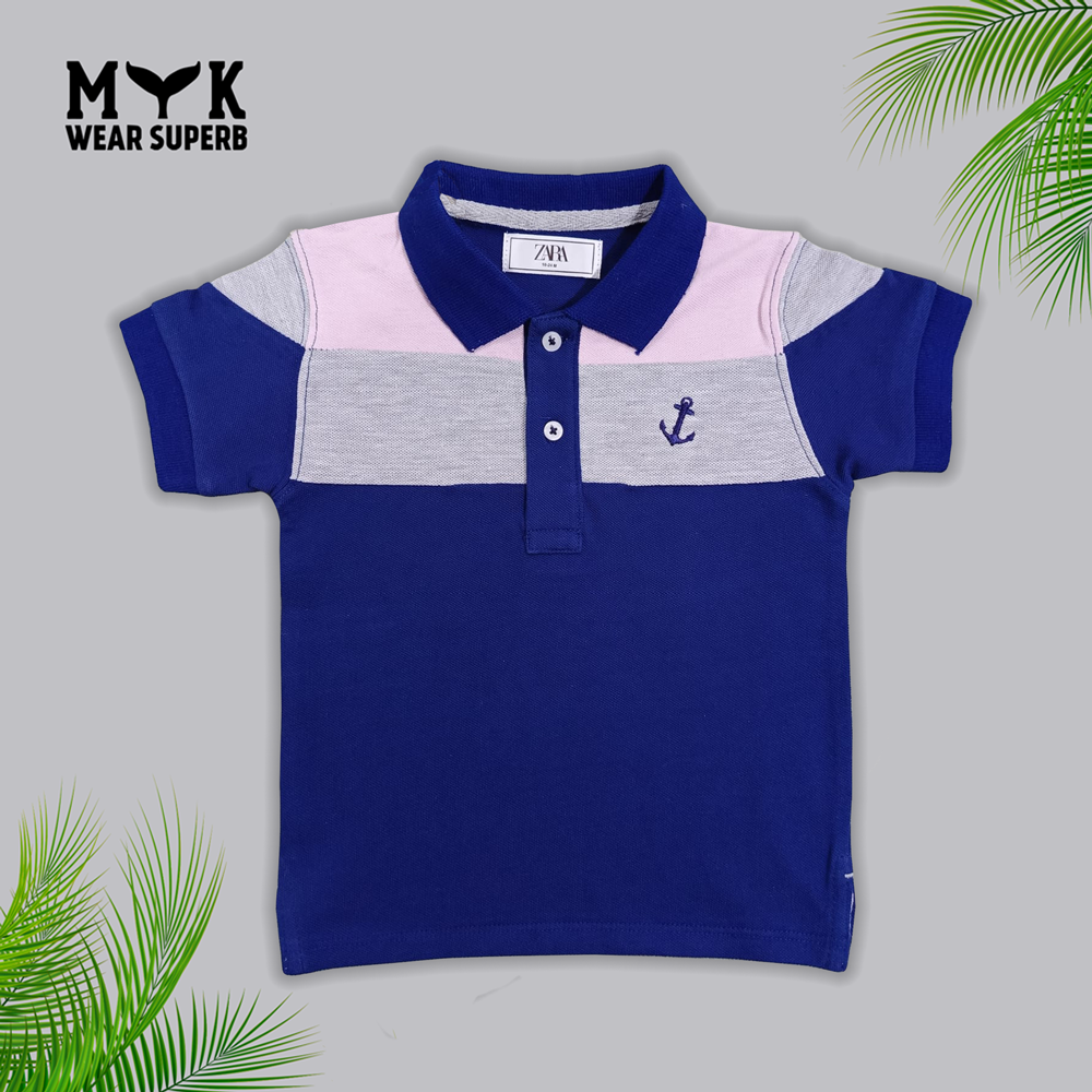 Anker Navy Blue polo shirt for Boys