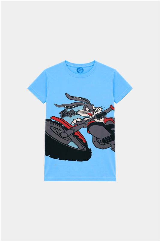 Bugs Bunny Boys' Summer T-Shirt & Shorts Set – Blue & Black - MYK_Fatimas