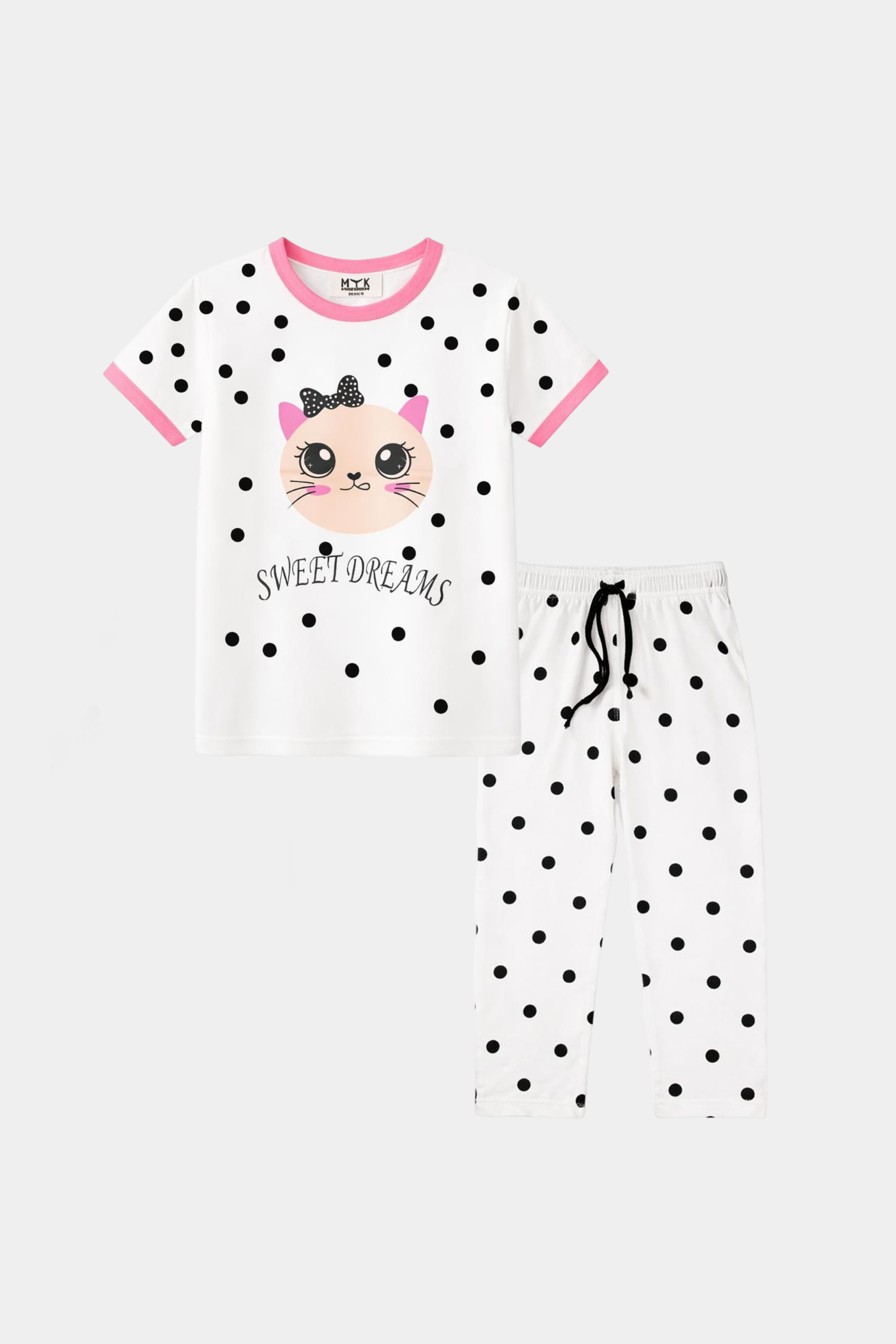 Sweet Dreams Summer Garment with Cute Cat Design by MYK - MYK_Fatimas