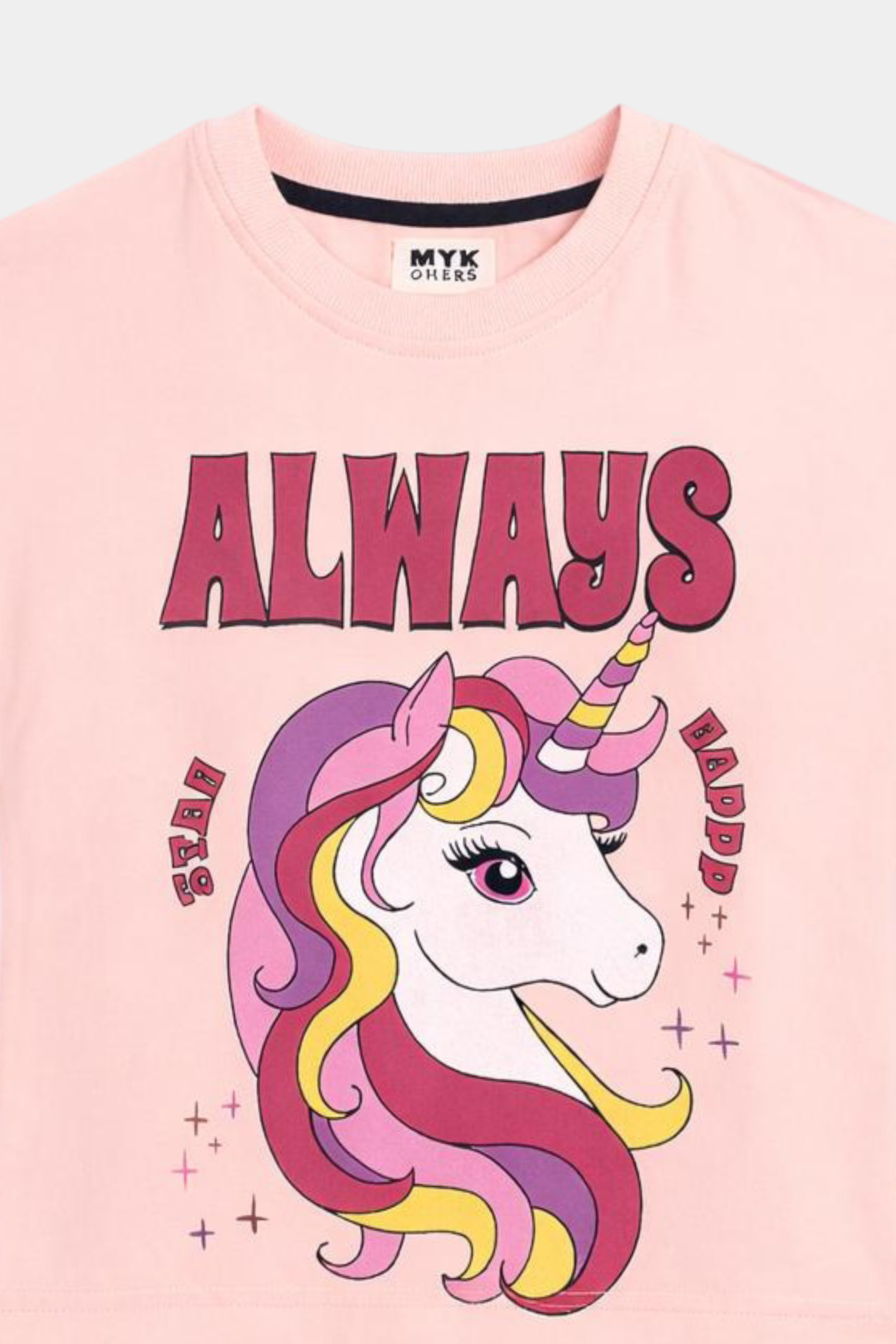 Always Happy Unicorn Girls Summer Set – Pink & Magenta - MYK_Fatimas
