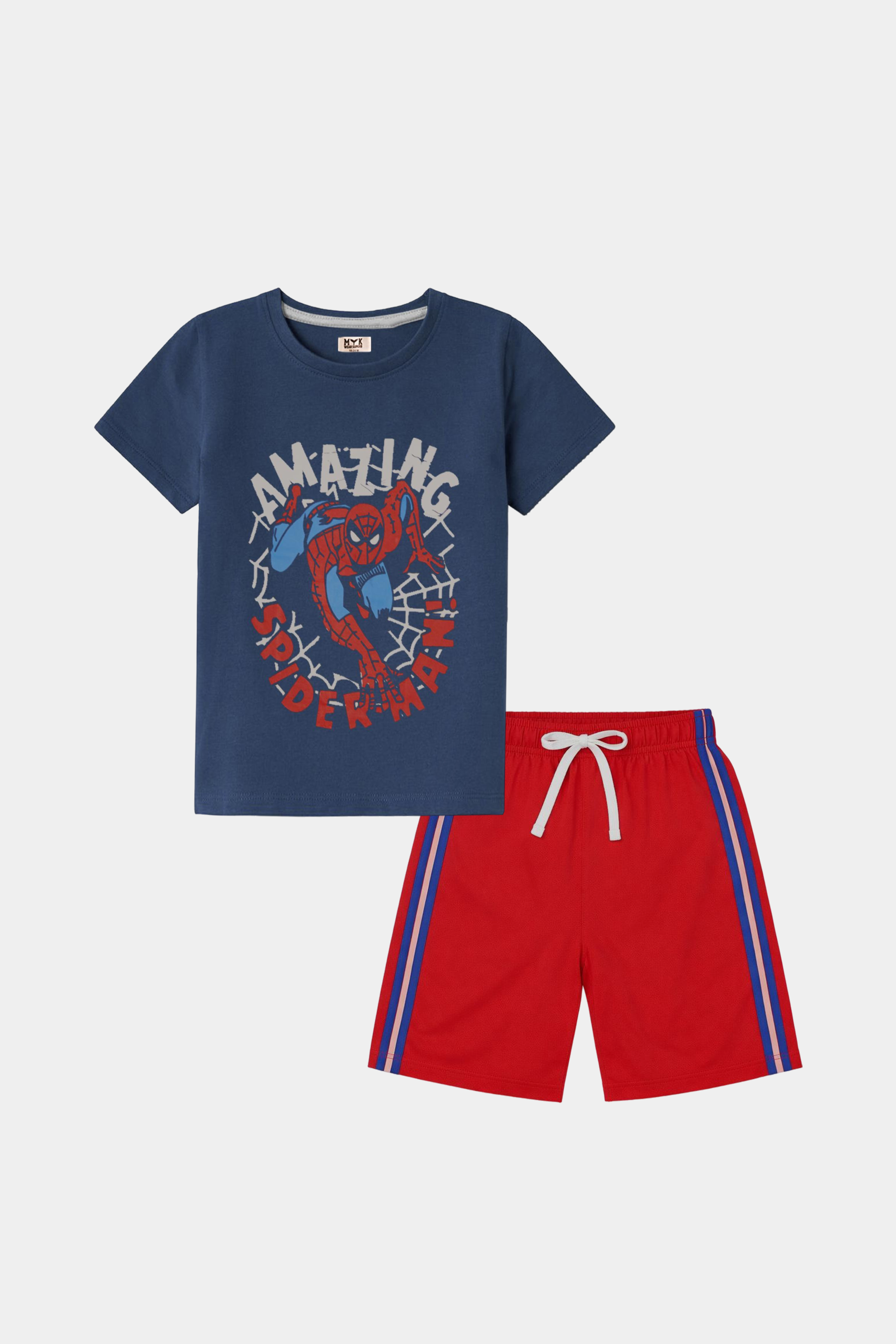 Boys' Amazing Spider-Man T-Shirt & Shorts Set - MYK_Fatimas