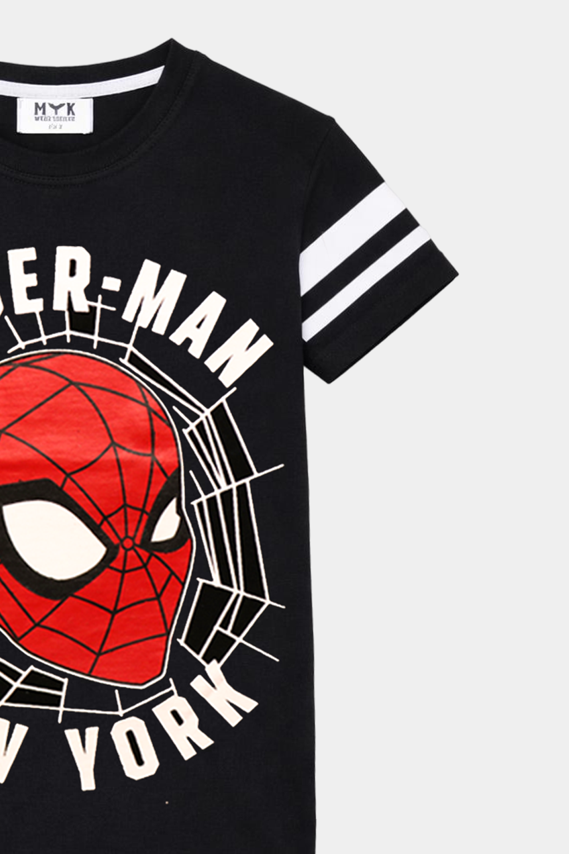 Spiderman New York T-Shirt & Striped Pajama Set - MYK_Fatimas