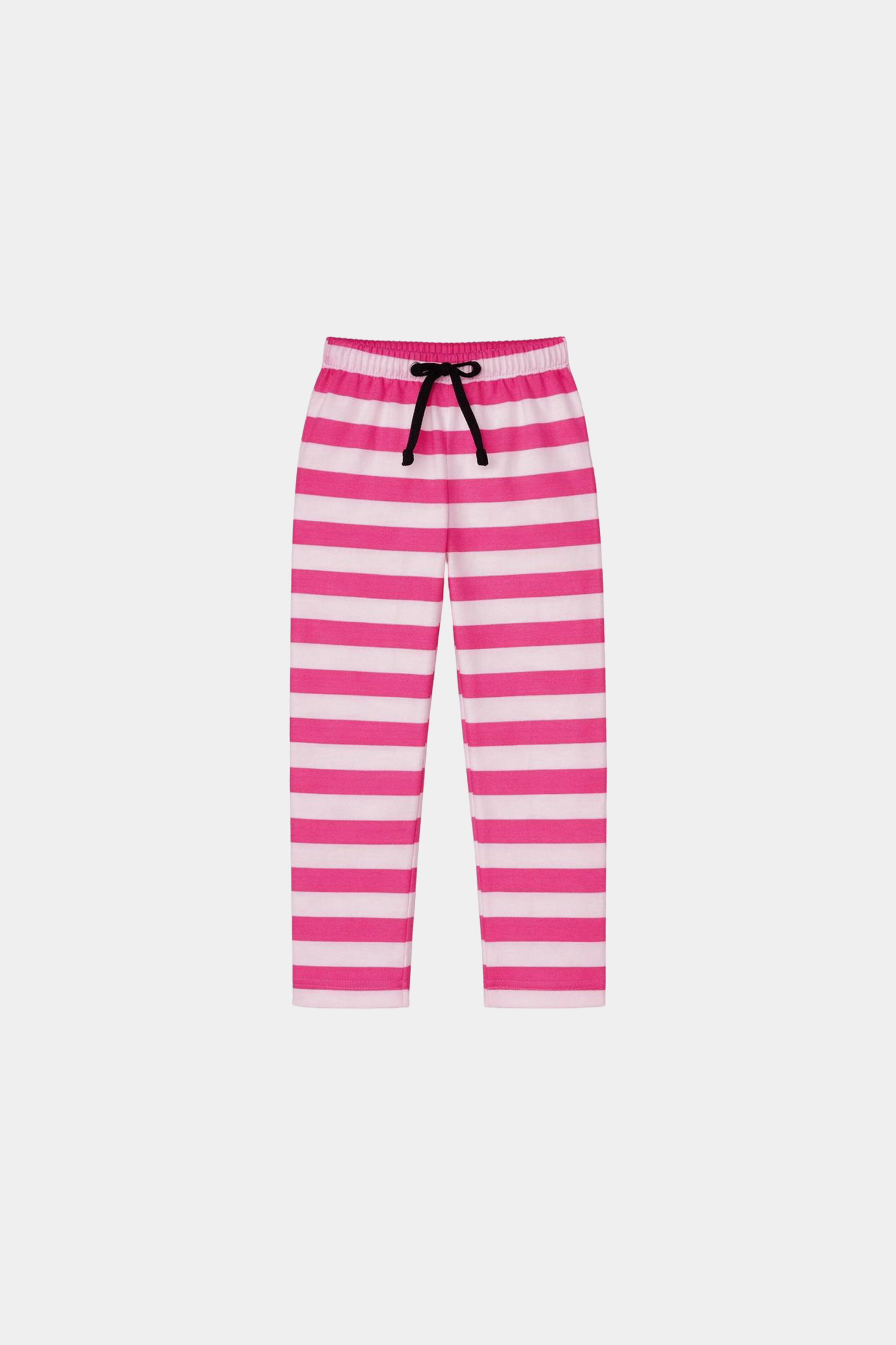 Girls' Pink & White Striped Summer Outfit - MYK_Fatimas