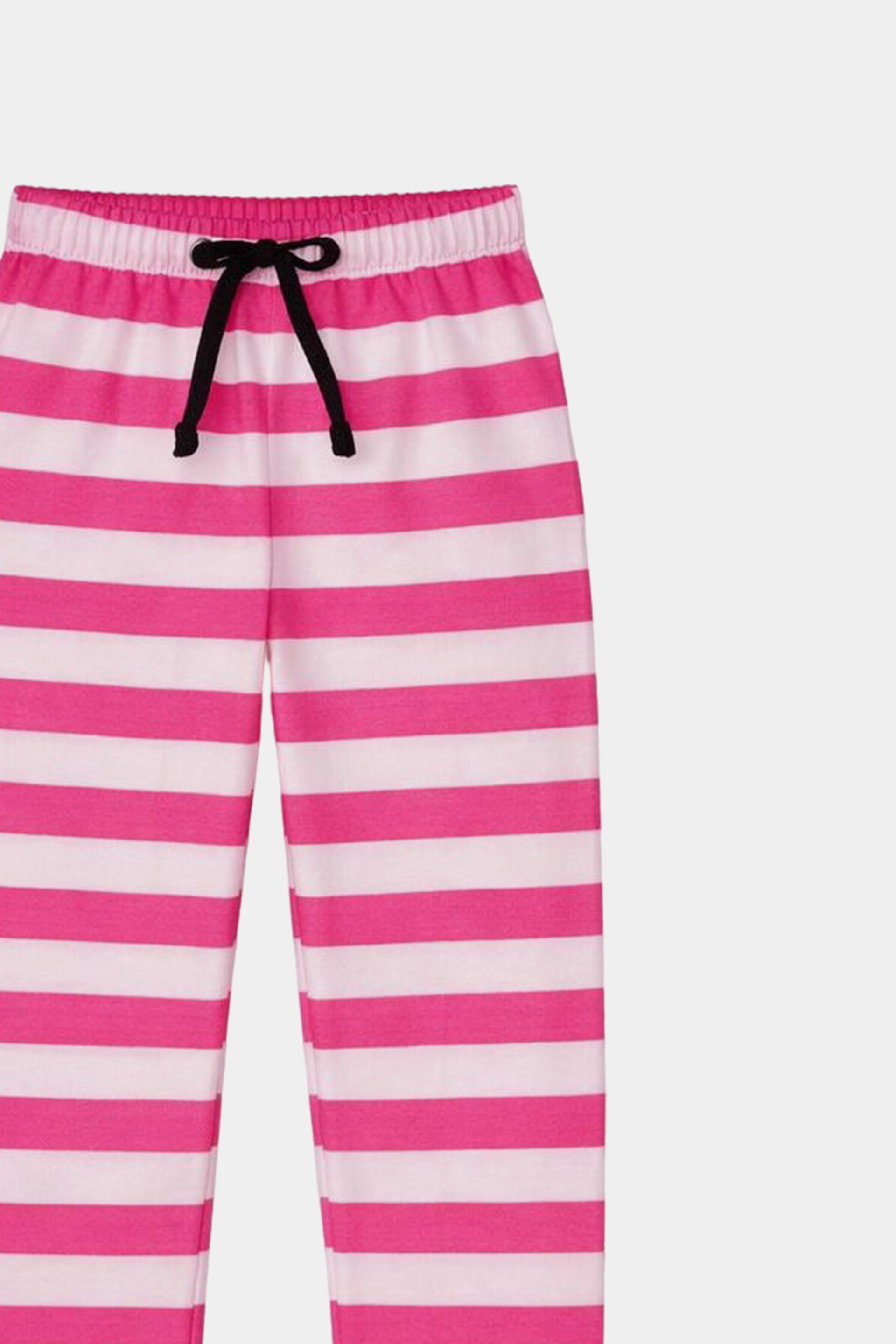 Girls' Pink & White Striped Summer Outfit - MYK_Fatimas