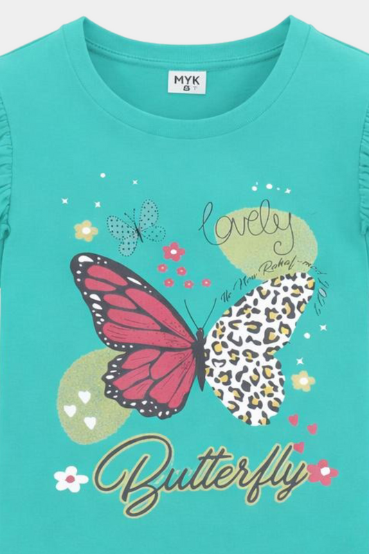 Frill Butterfly Baby Girl T.shirt - MYK_Fatimas