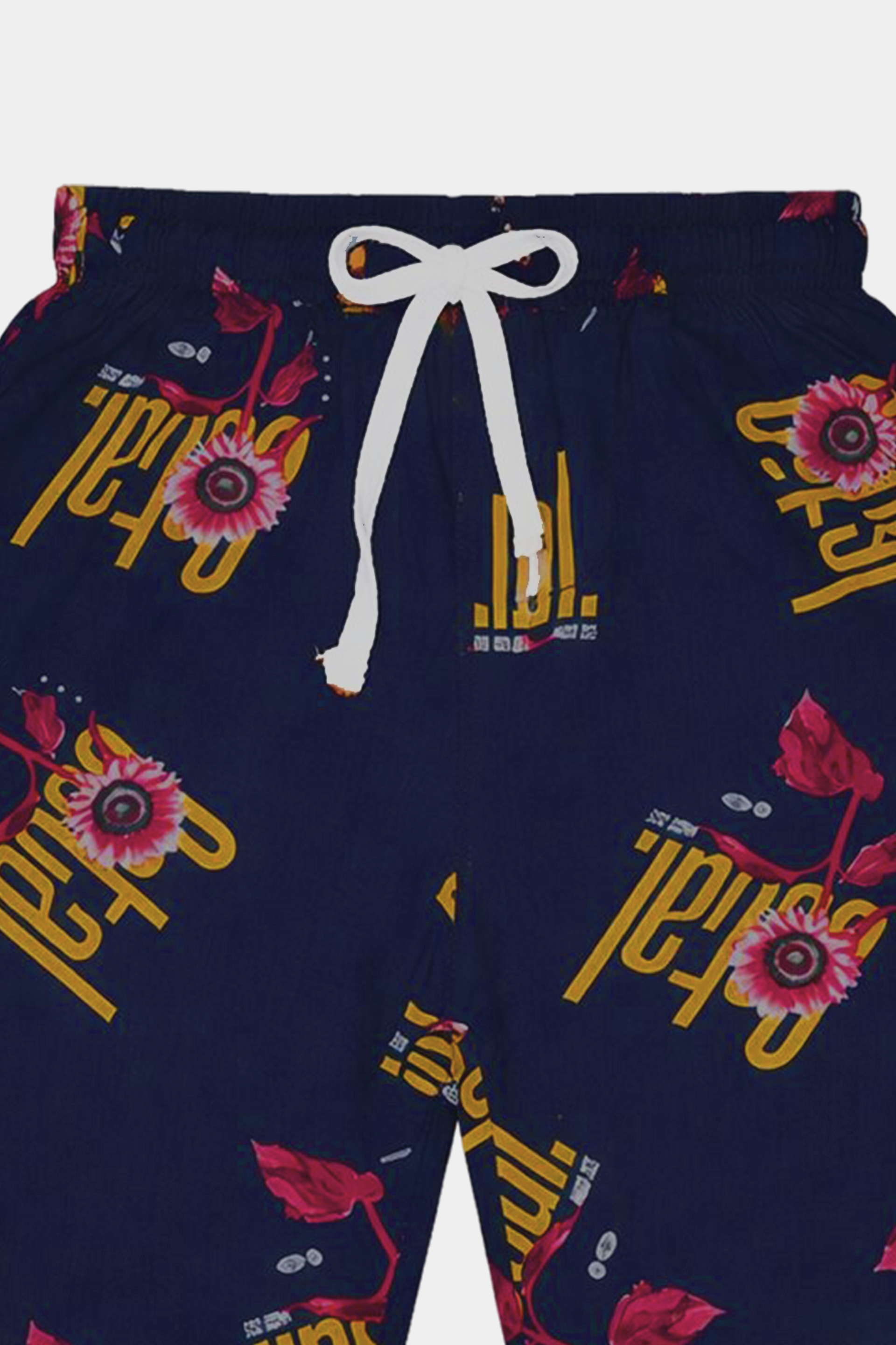 Boys' Printed Linen Shirt & Shorts Co-Ord Set – Navy Blue - MYK_Fatimas