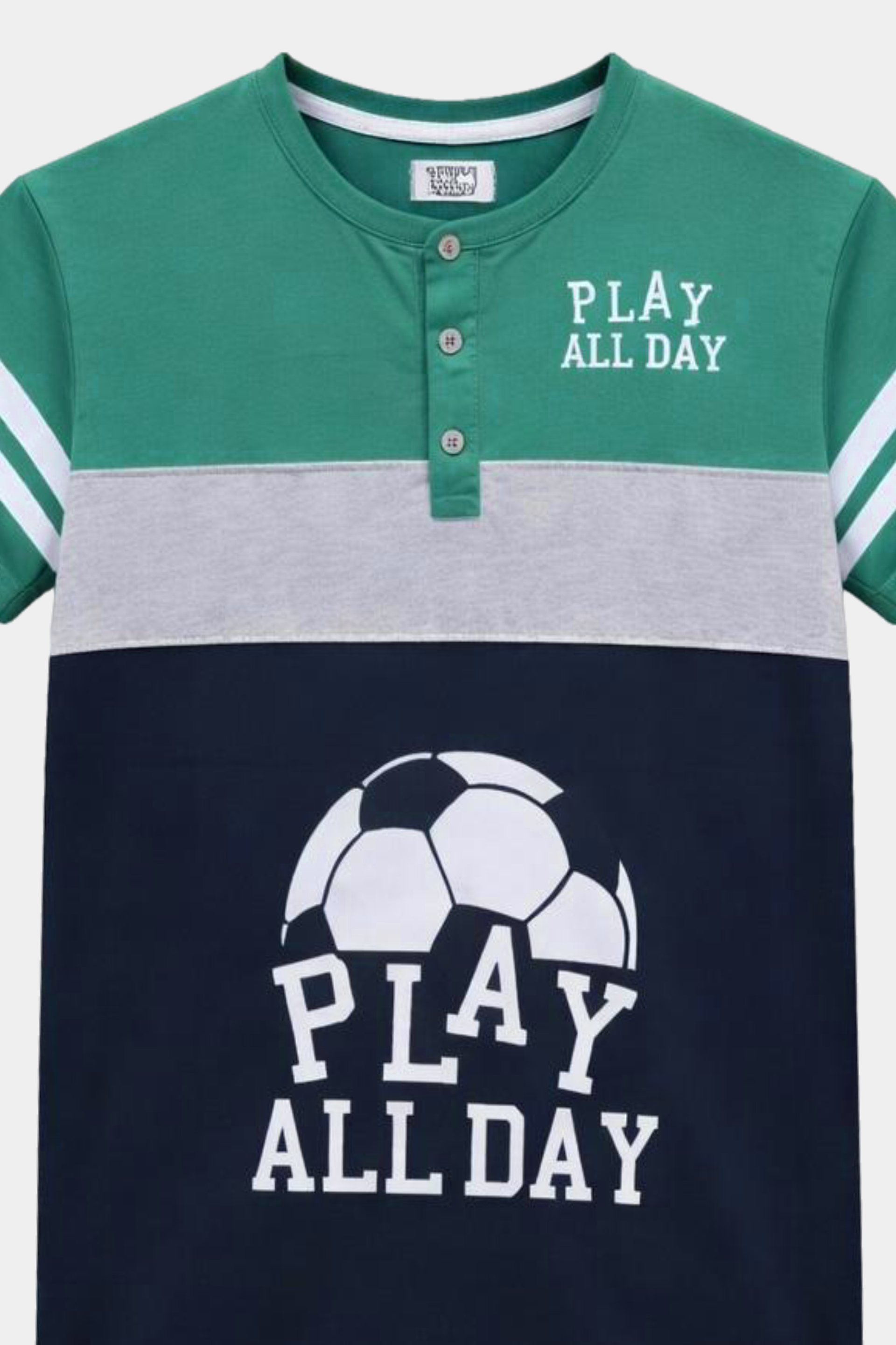 Play All Day Boys Cotton Summer Set – Sporty Colorblock Style - MYK_Fatimas