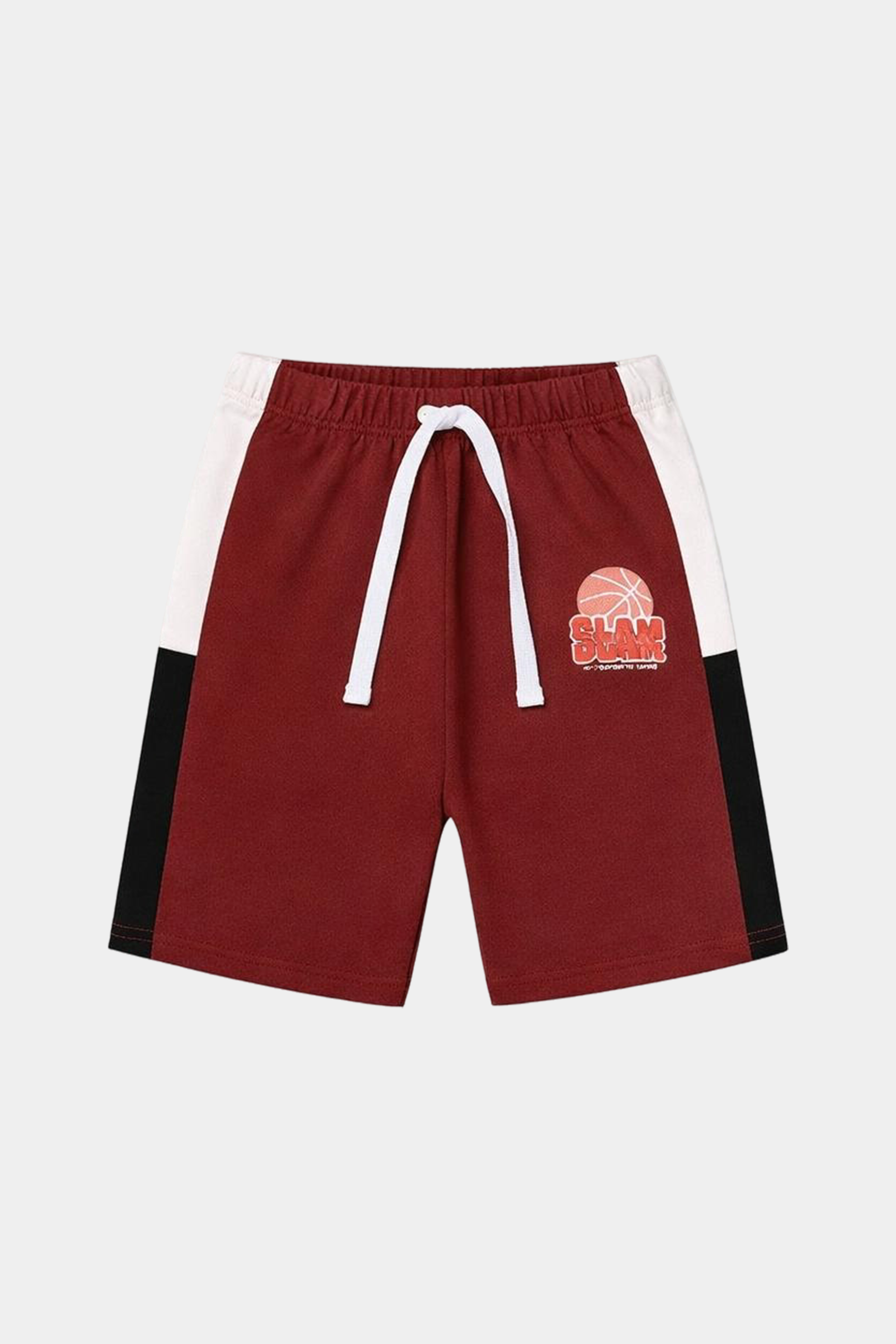 Boys' Basketball Themed Colorblock T-Shirt & Shorts Set - MYK_Fatimas