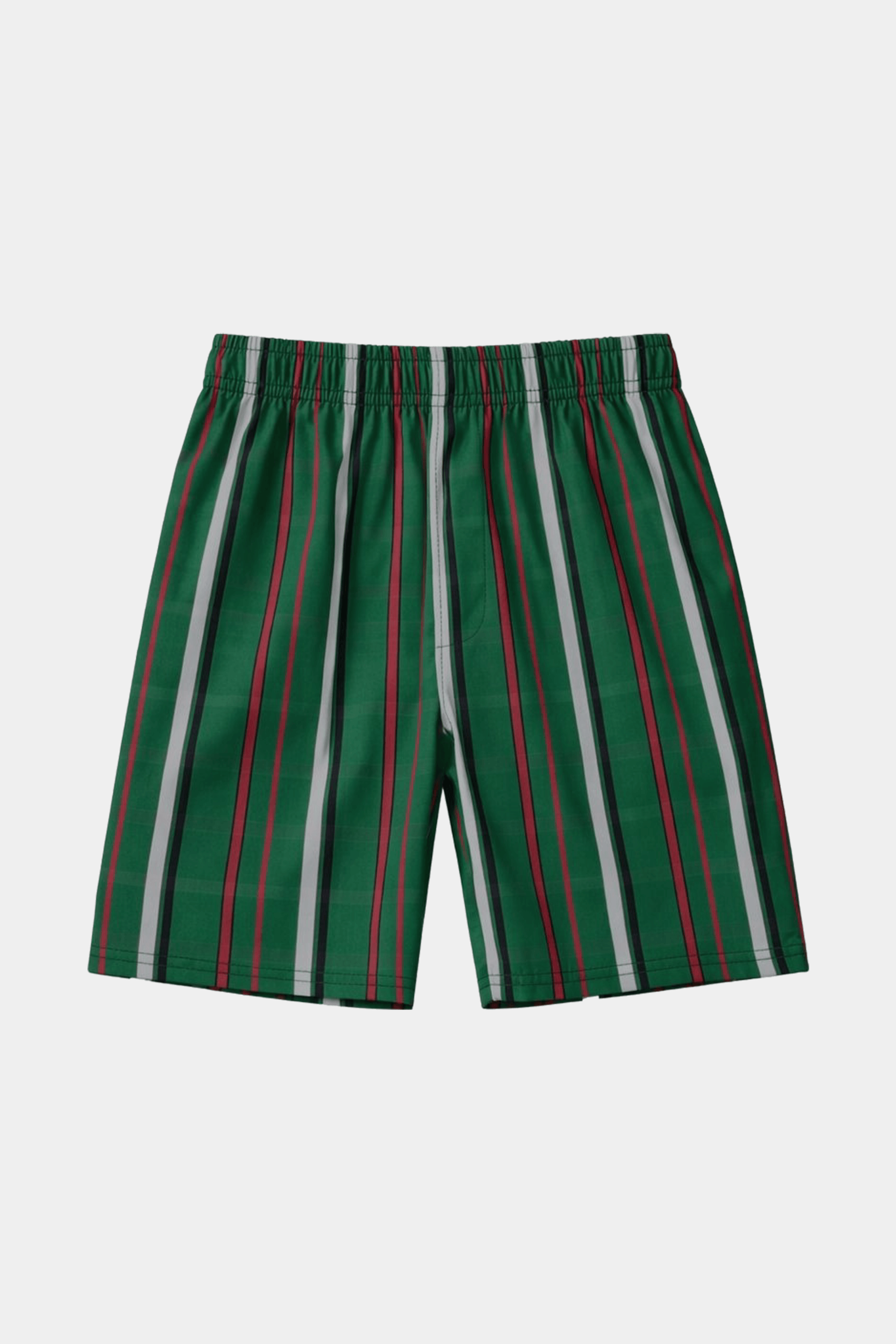 Boys Green Striped Shirt & Shorts Summer Outfit Set - MYK_Fatimas
