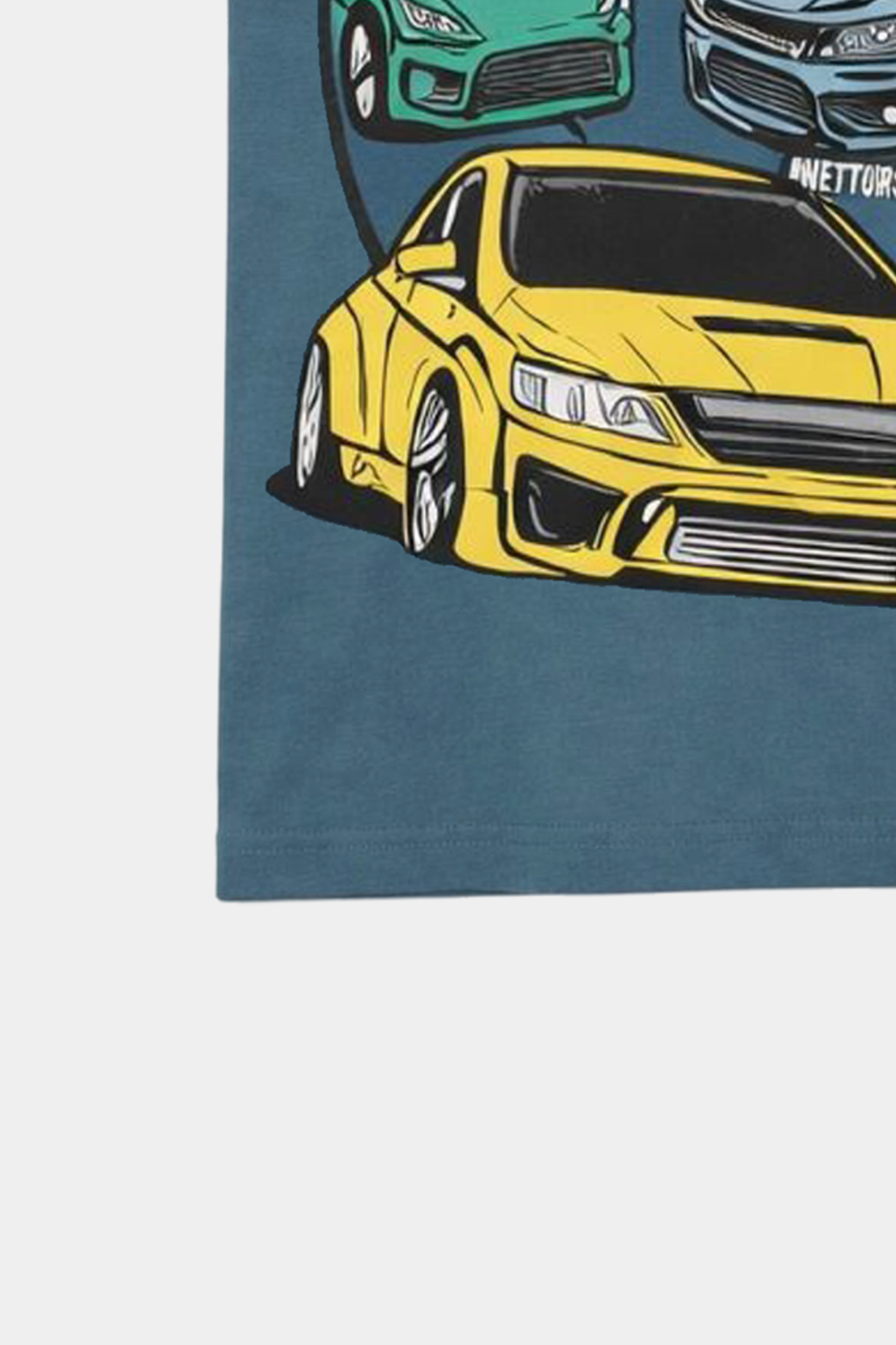 Smoky Wheel Racing Car T-Shirt & Shorts Set - MYK_Fatimas