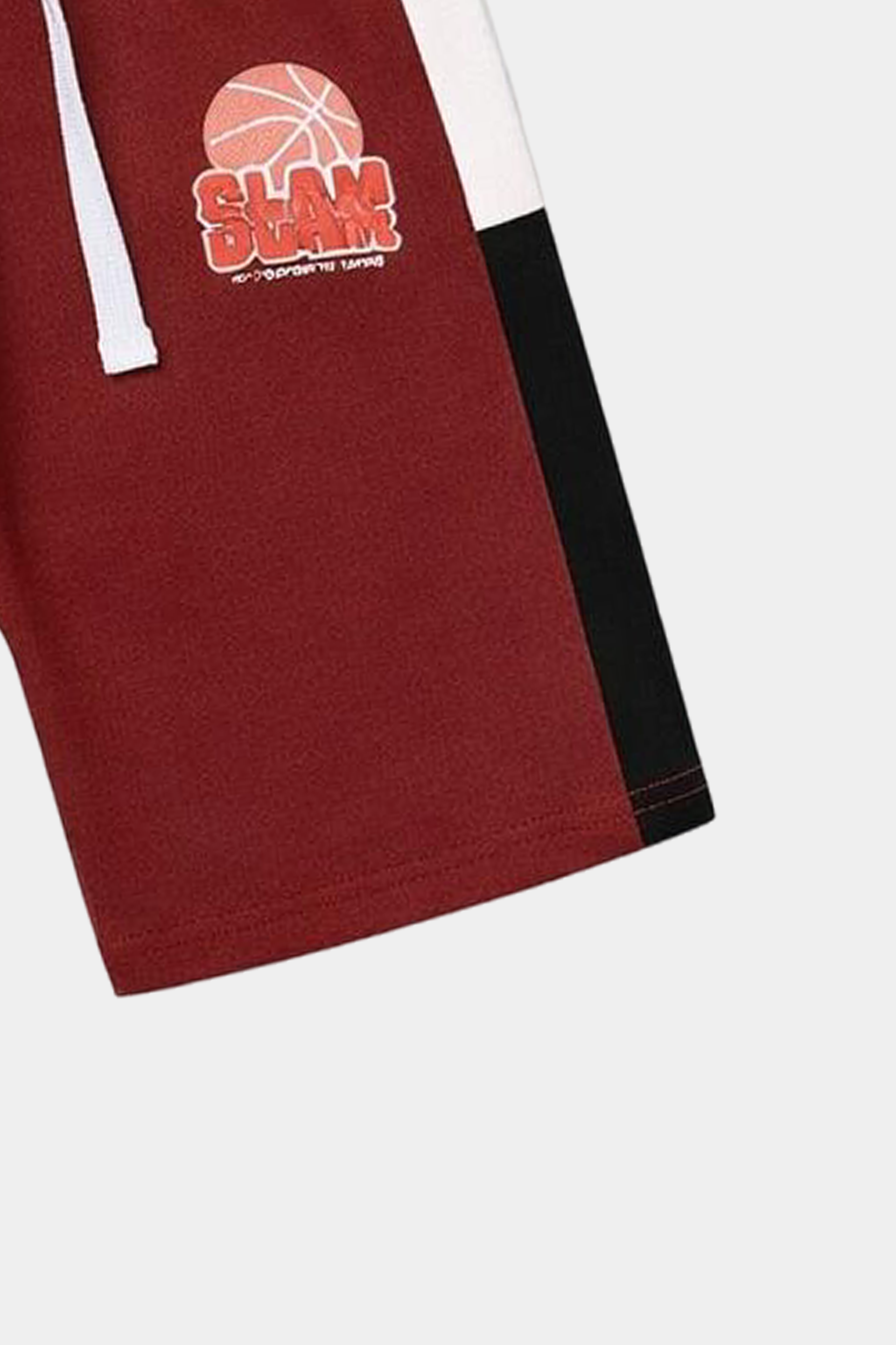 Boys' Basketball Themed Colorblock T-Shirt & Shorts Set - MYK_Fatimas