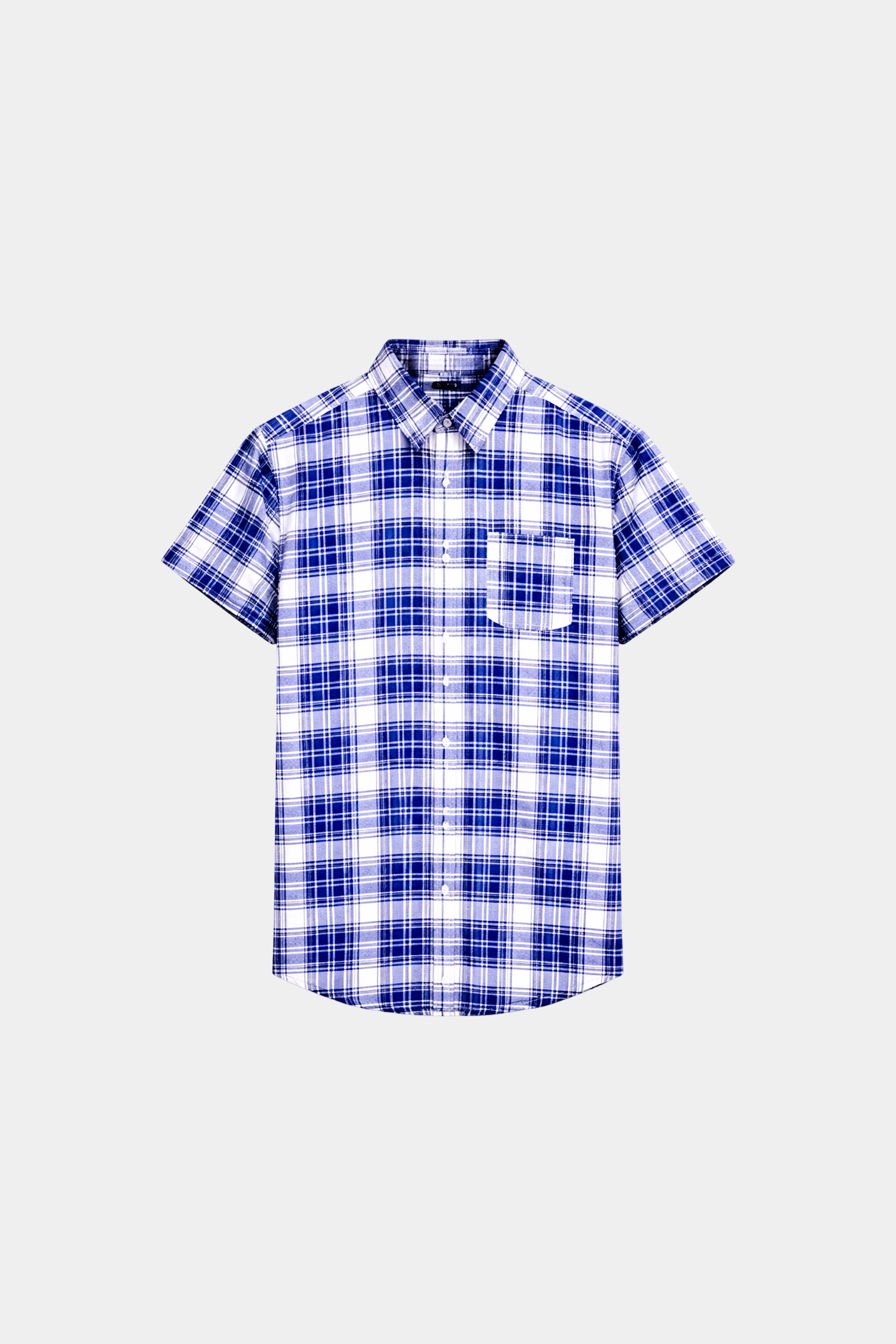 Boys' Blue & White Checkered Summer Set - MYK_Fatimas