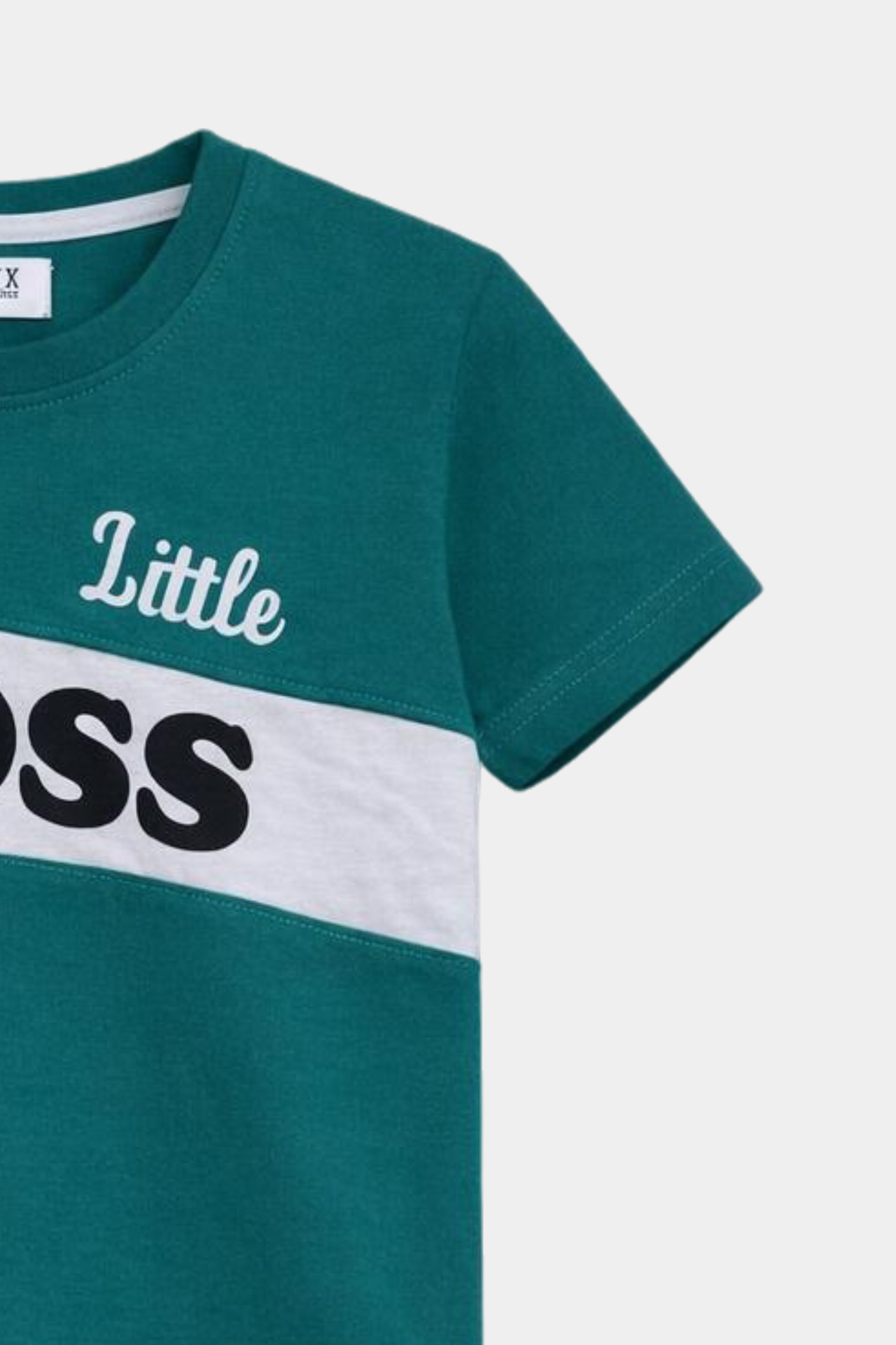 Little Boss Kids Summer T-Shirt & Shorts Set – Bold in Burnt Green - MYK_Fatimas