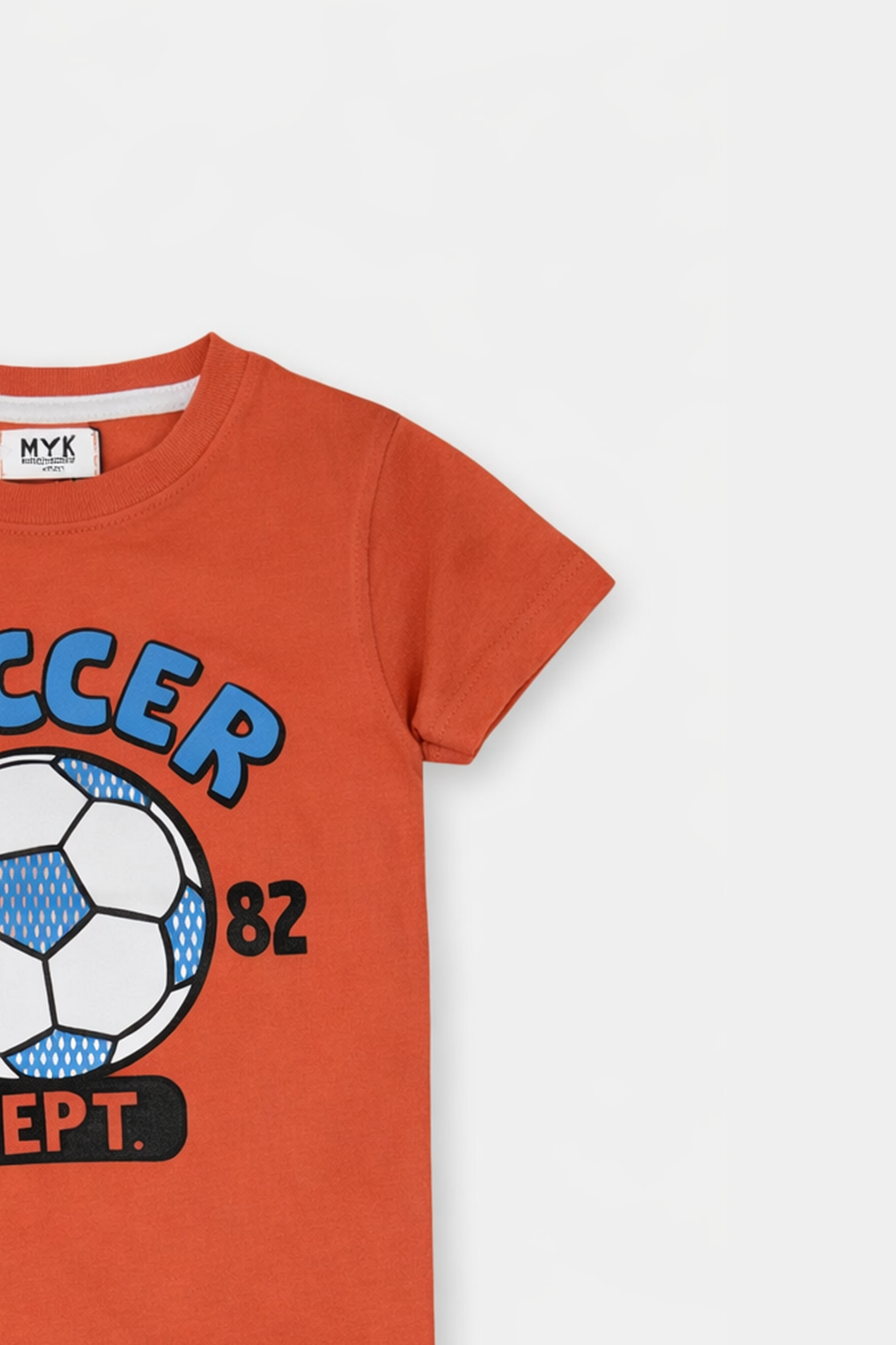 Soccer Dept. T-Shirt & Polka Shorts Set for Boys - MYK_Fatimas