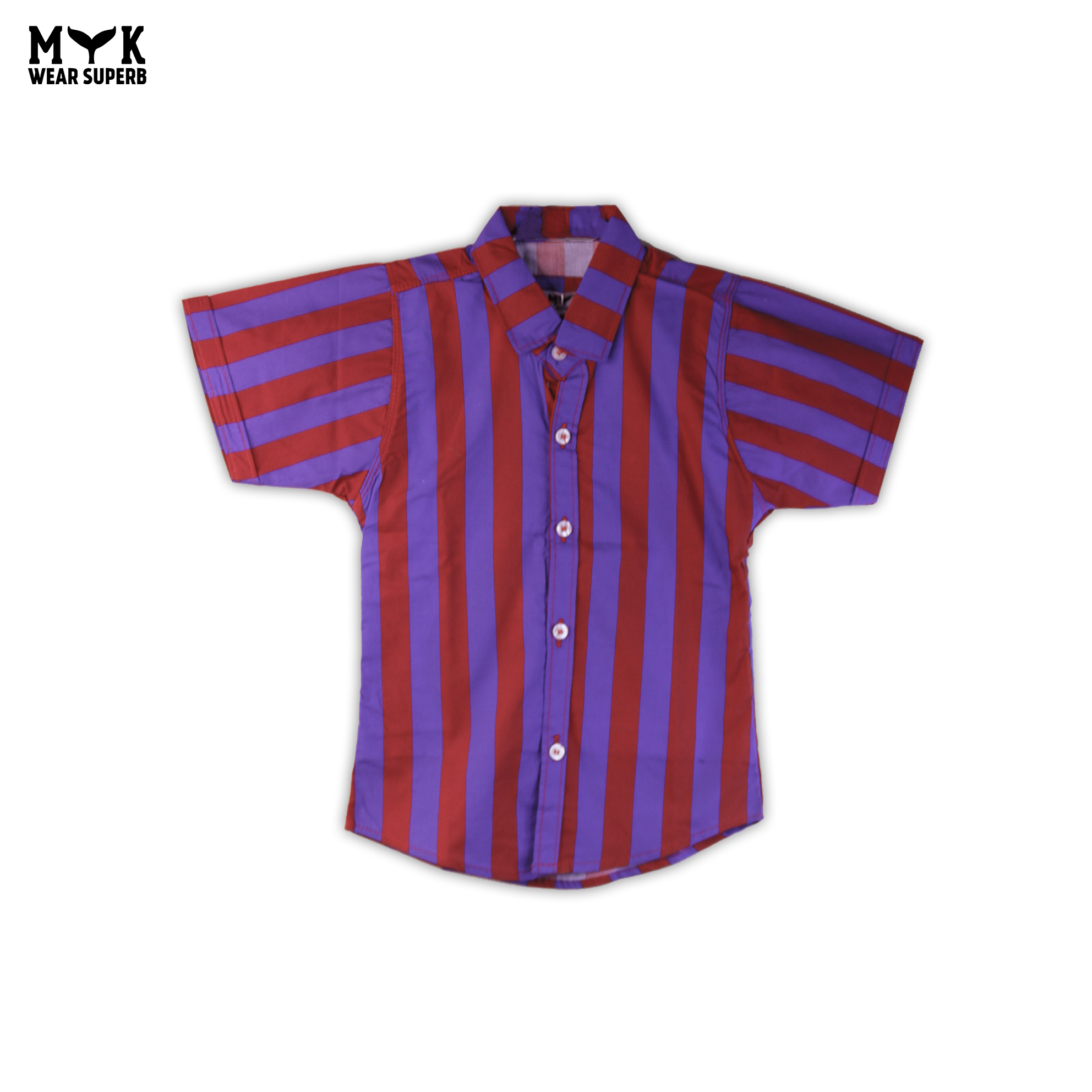 Spidey Striped Open Casual Shirt Set
