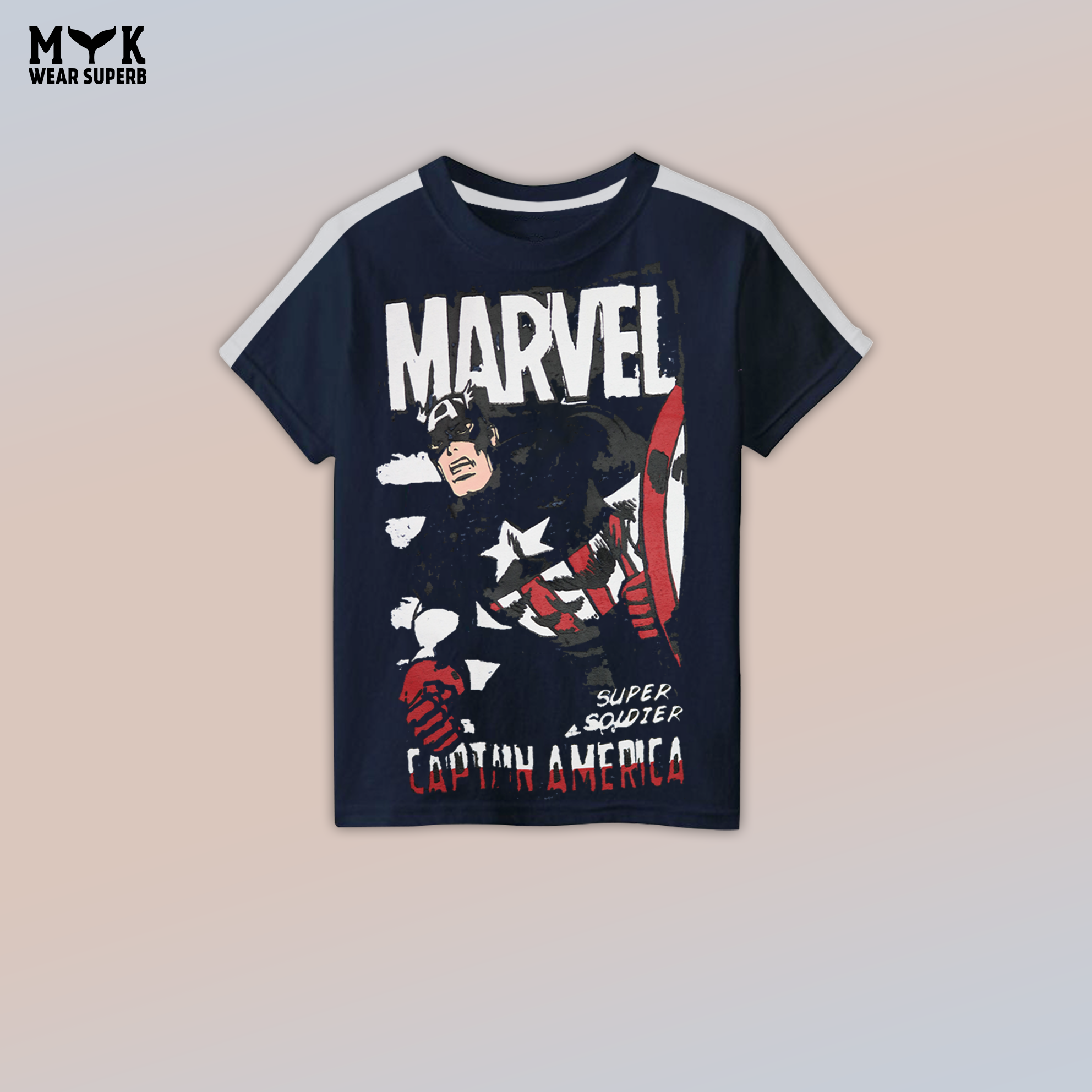 Marvel Captain America Super Soldier Kids Summer Set