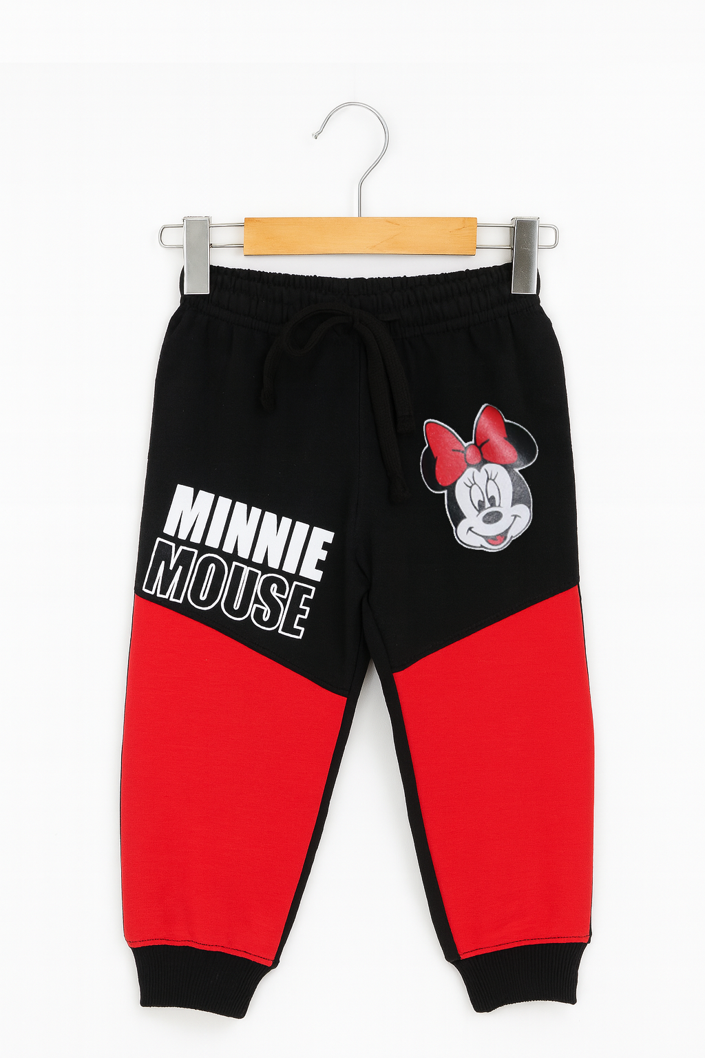 Kids Minnie Mouse Printed Winter Tracksuit Set