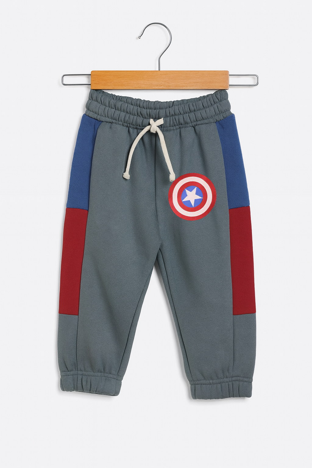 Baby Boys Captain America Hoodie And Panel  Trouser With Dori Outfit Set