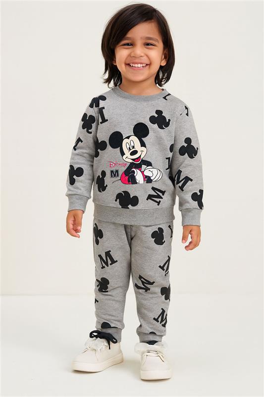 Baby Boy Micky Mouse Sweat Shirt With Trouser Long Sleeve Outfits