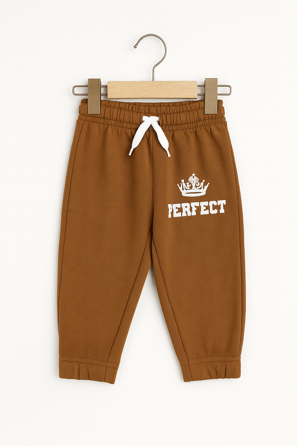 Kids Brown Dino Printed Hoodie and Jogger Set