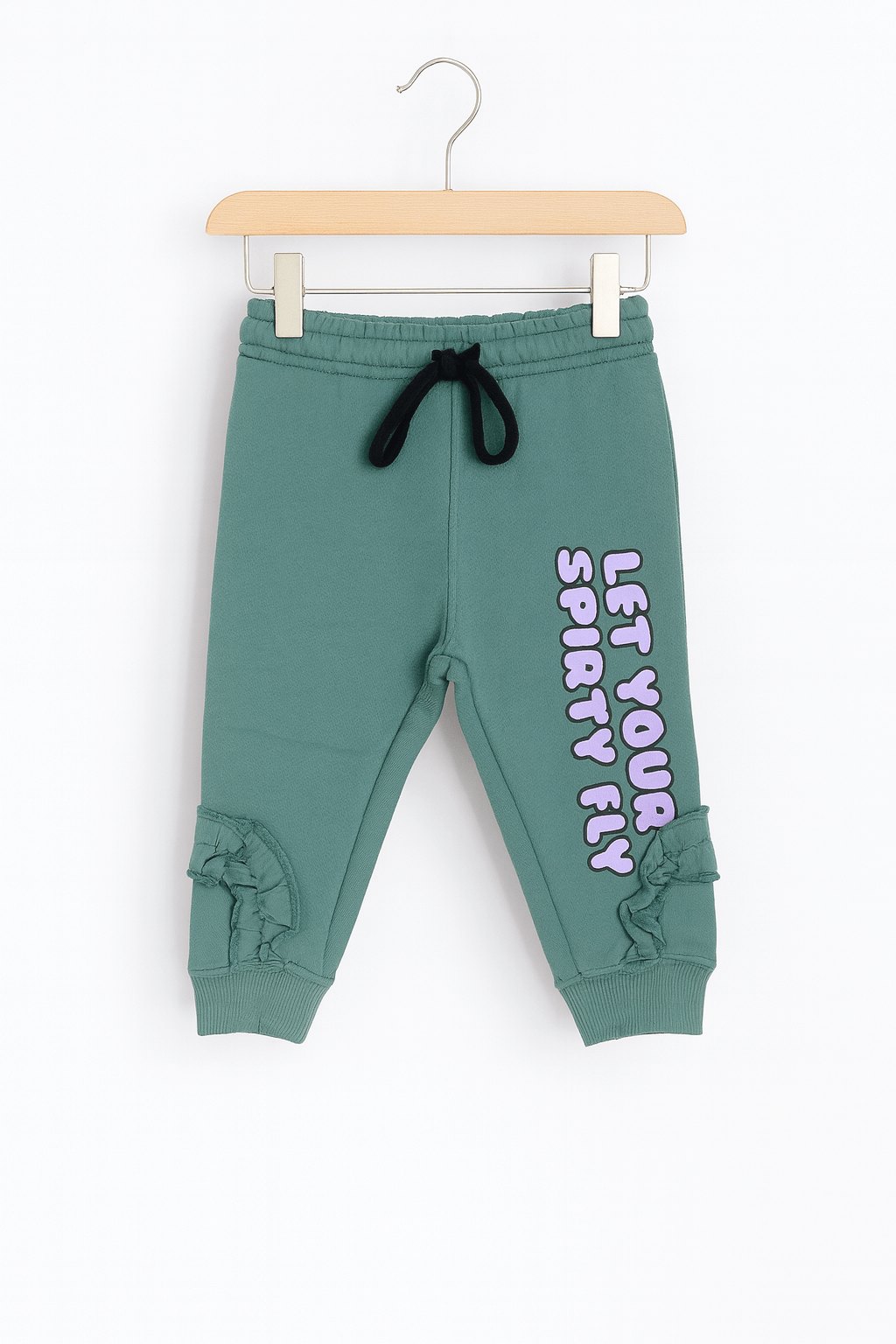 Girls Let Your Spirit Fly Green Butterfly Tracksuit