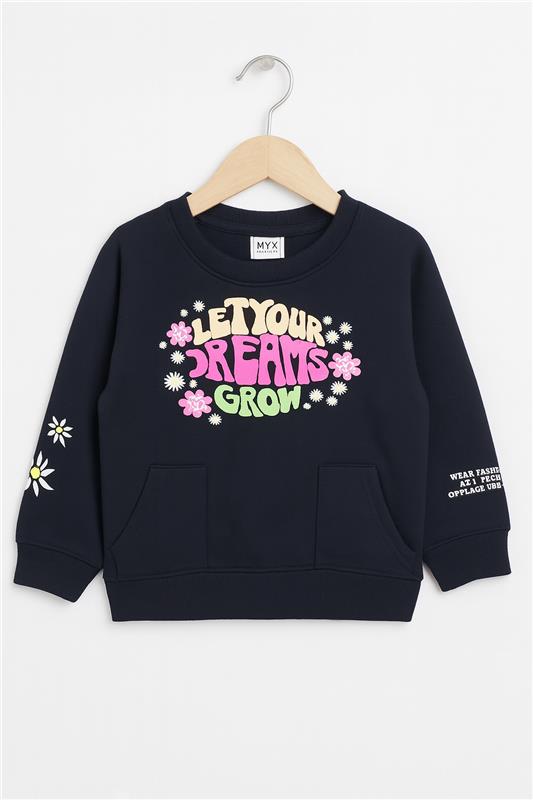 Motivational Text Printed Winter Tracksuit