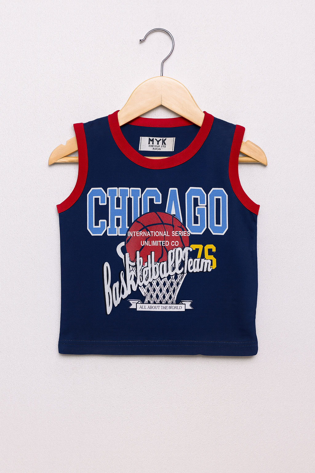 Chicago Basketball Sleeveless T-Shirt & Shorts Set