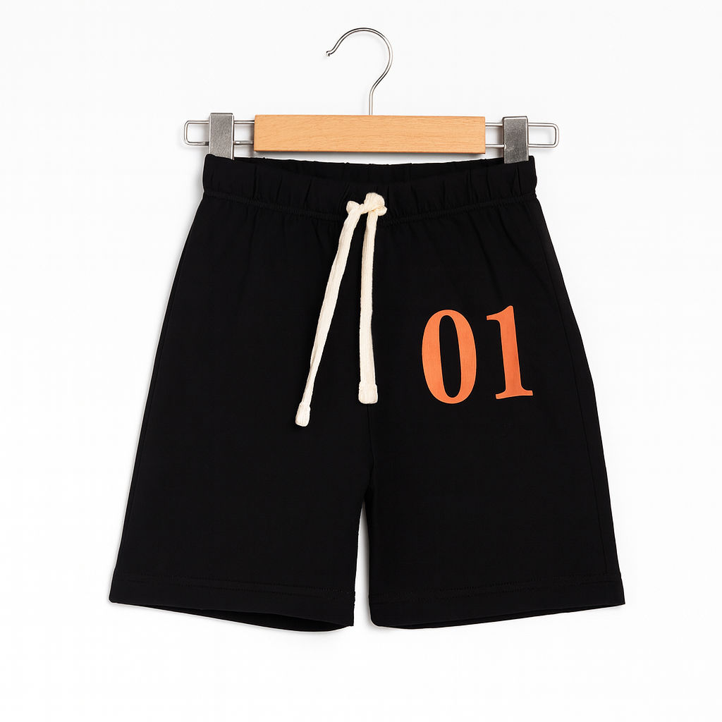 Boys Orange Quad Bike Summer Set – Power & Style with No. 07 Shorts