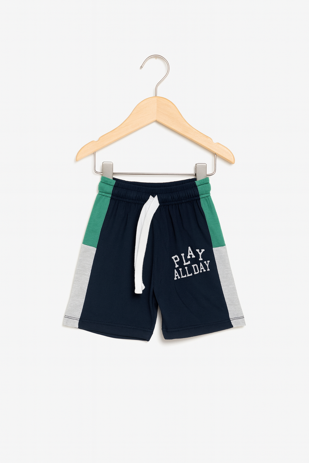 Play All Day Boys Cotton Summer Set – Sporty Colorblock Style
